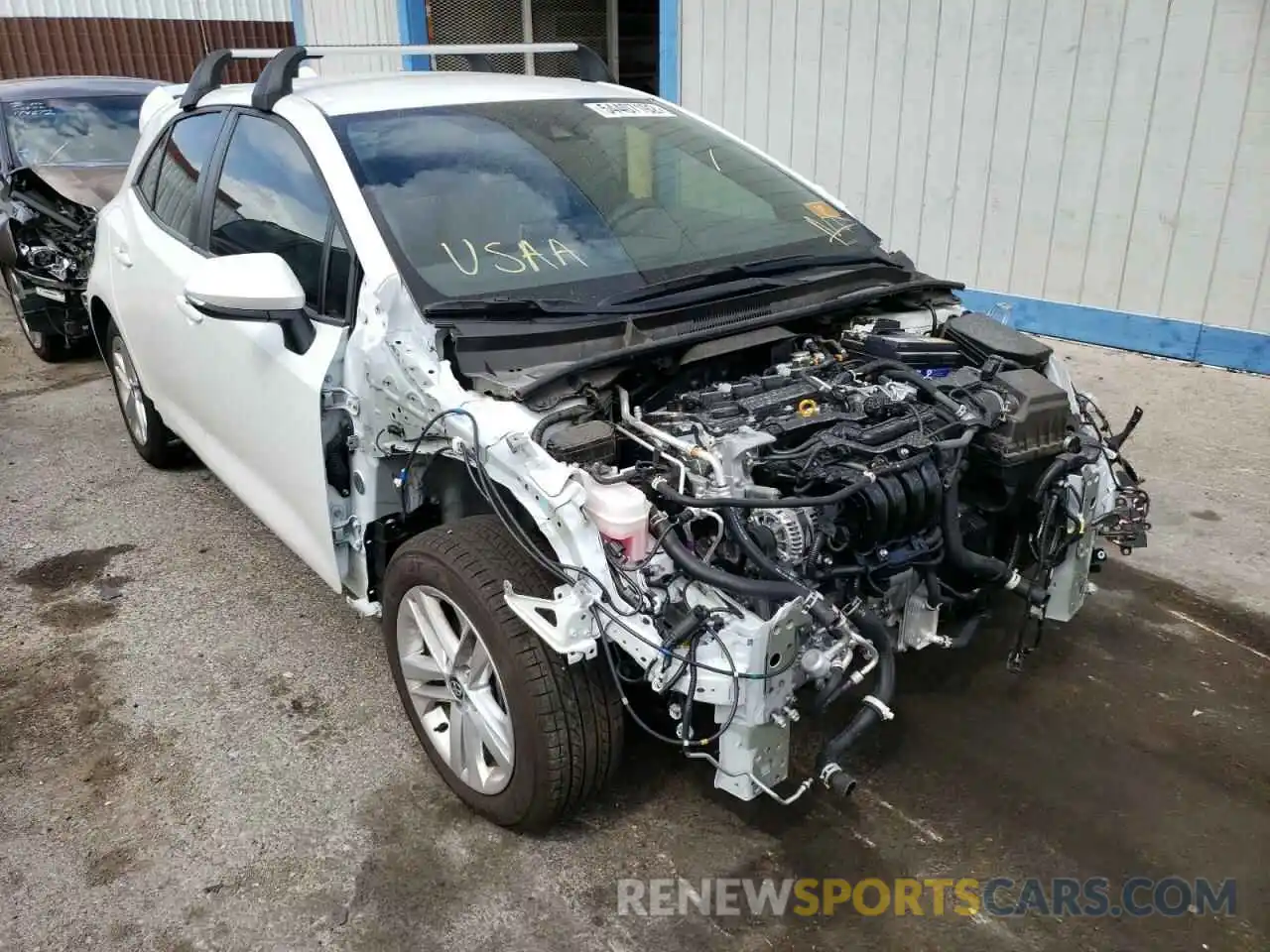 1 Photograph of a damaged car JTND4MBE4N3148174 TOYOTA COROLLA 2022