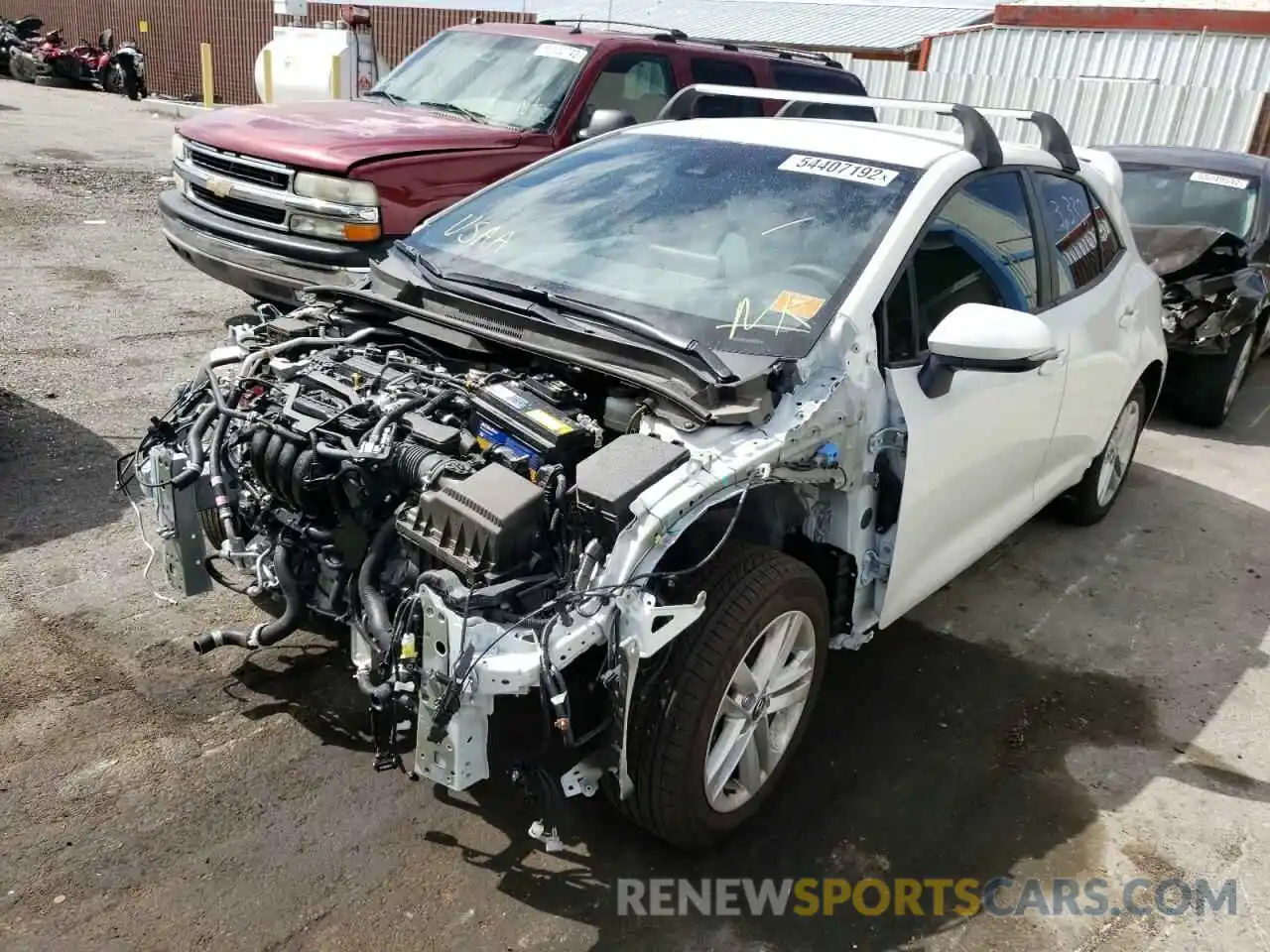 2 Photograph of a damaged car JTND4MBE4N3148174 TOYOTA COROLLA 2022