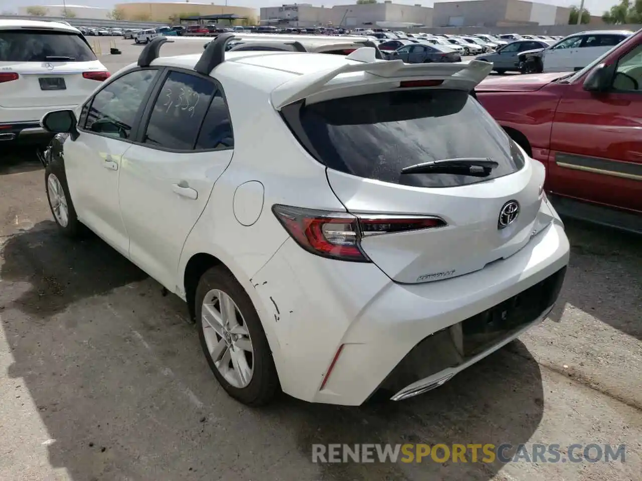 3 Photograph of a damaged car JTND4MBE4N3148174 TOYOTA COROLLA 2022