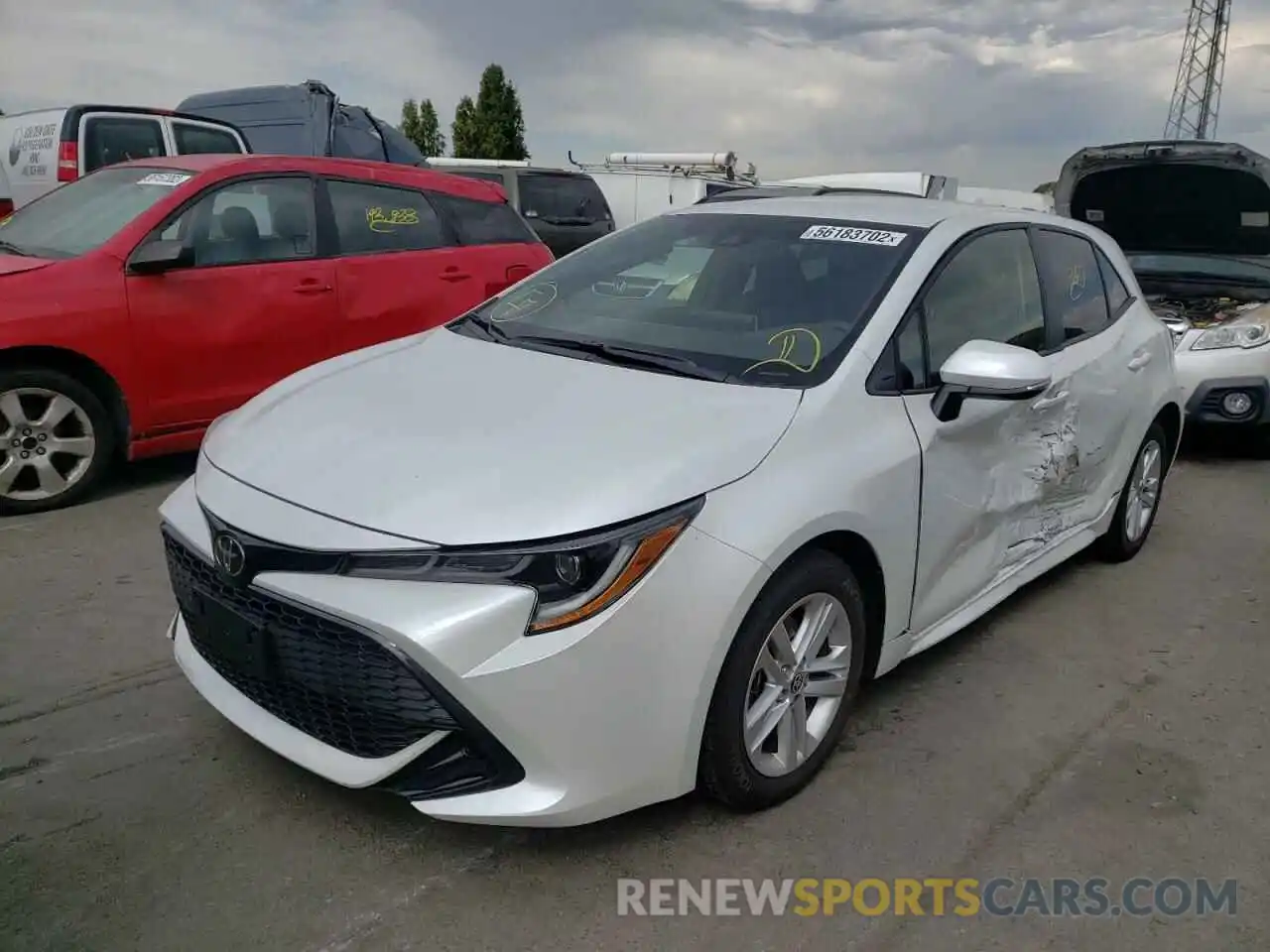 2 Photograph of a damaged car JTND4MBE4N3179733 TOYOTA COROLLA 2022