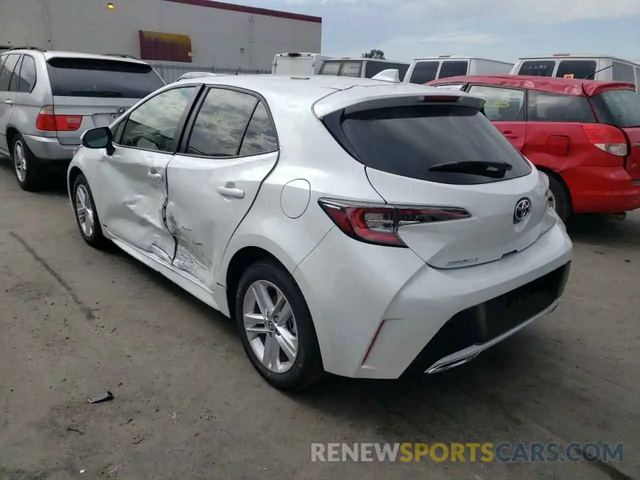 3 Photograph of a damaged car JTND4MBE4N3179733 TOYOTA COROLLA 2022