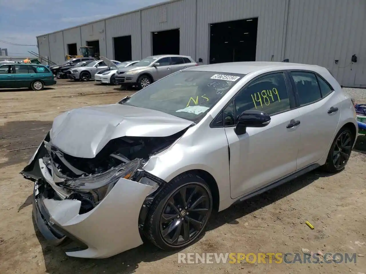 2 Photograph of a damaged car JTND4MBE5N3151472 TOYOTA COROLLA 2022