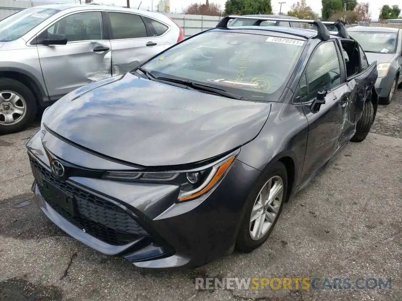 2 Photograph of a damaged car JTND4MBE5N3154954 TOYOTA COROLLA 2022