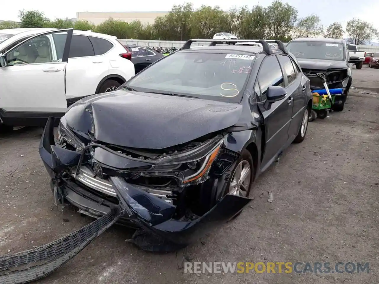 2 Photograph of a damaged car JTND4MBE5N3157577 TOYOTA COROLLA 2022