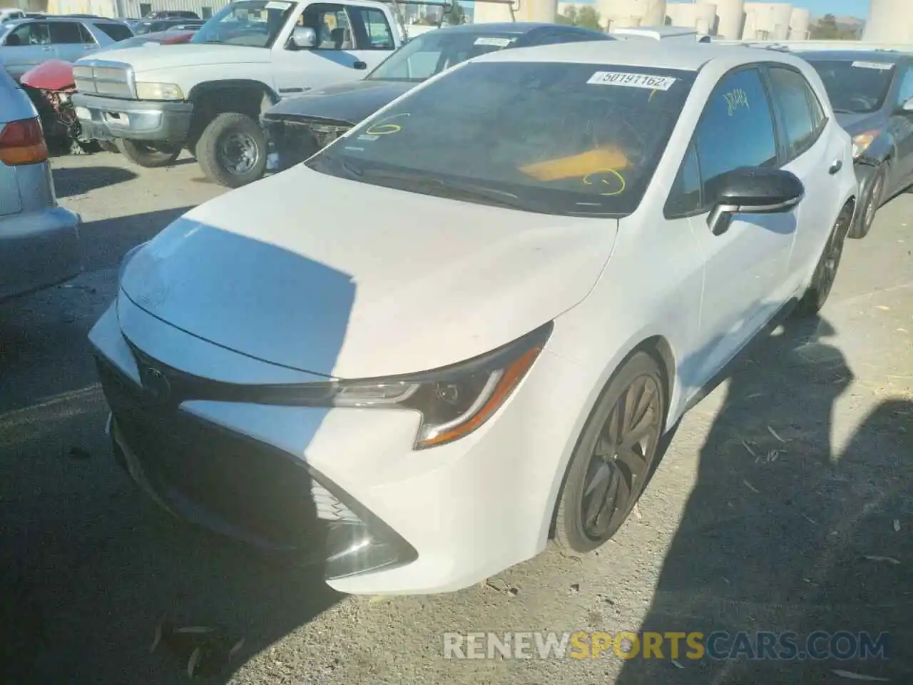 2 Photograph of a damaged car JTND4MBE6N3162951 TOYOTA COROLLA 2022