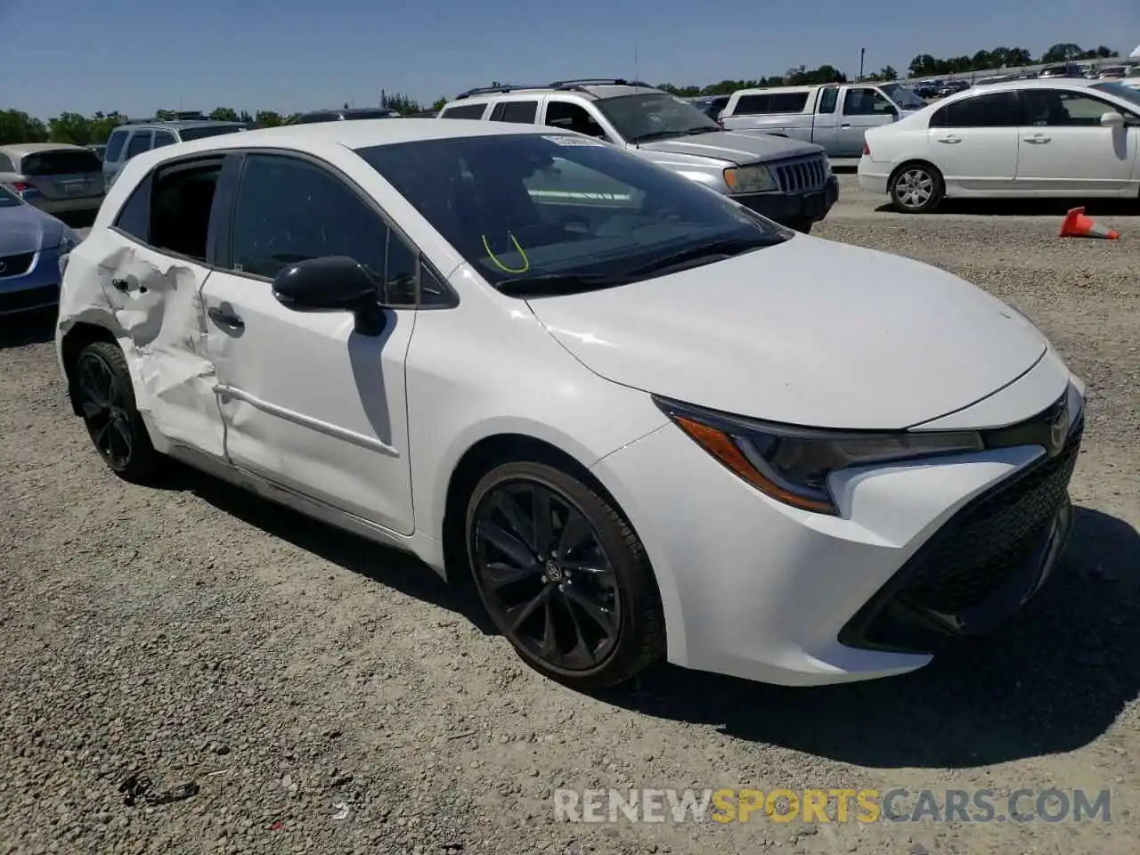 1 Photograph of a damaged car JTND4MBE6N3163601 TOYOTA COROLLA 2022