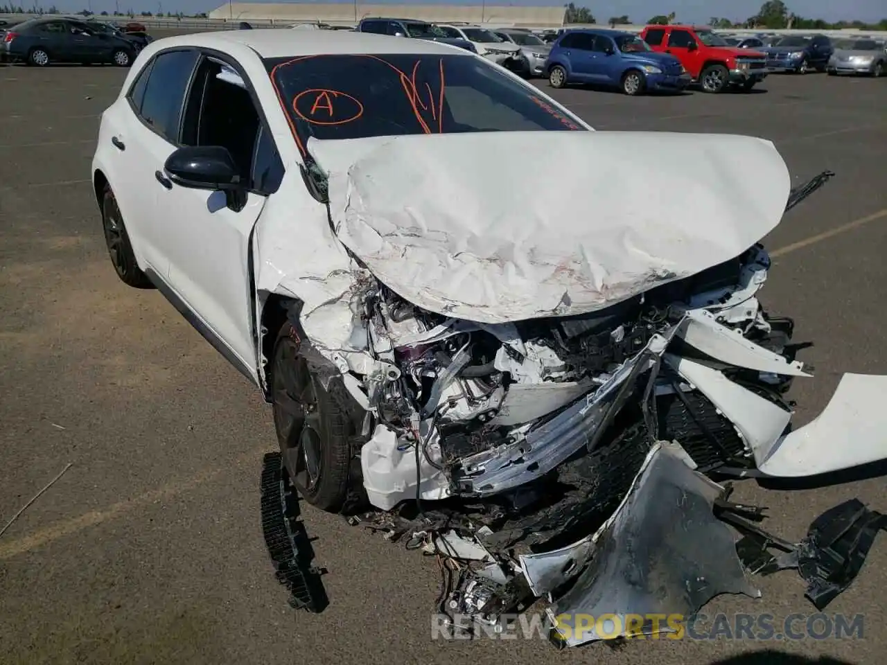 1 Photograph of a damaged car JTND4MBE6N3169320 TOYOTA COROLLA 2022