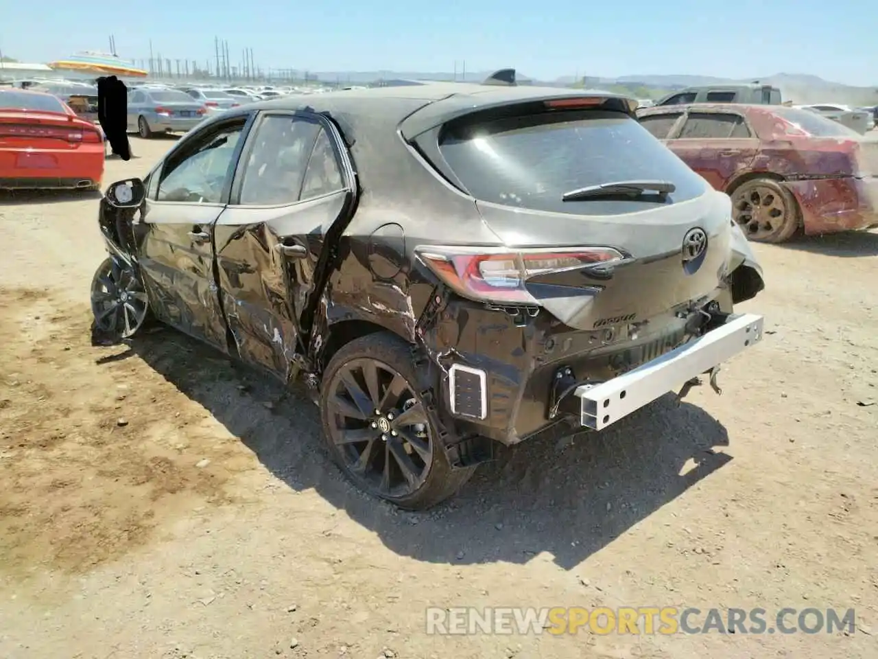 3 Photograph of a damaged car JTND4MBE7N3150937 TOYOTA COROLLA 2022