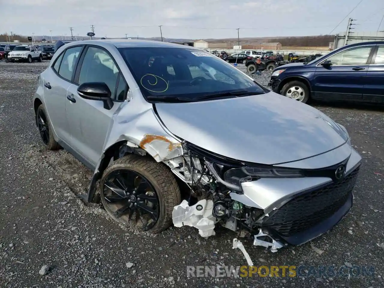 1 Photograph of a damaged car JTND4MBE7N3159783 TOYOTA COROLLA 2022