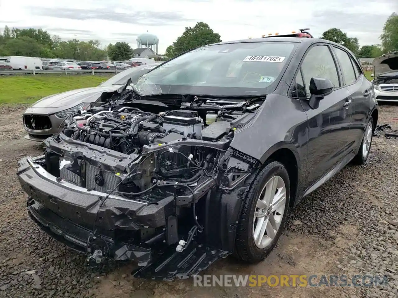 2 Photograph of a damaged car JTND4MBE7N3160030 TOYOTA COROLLA 2022