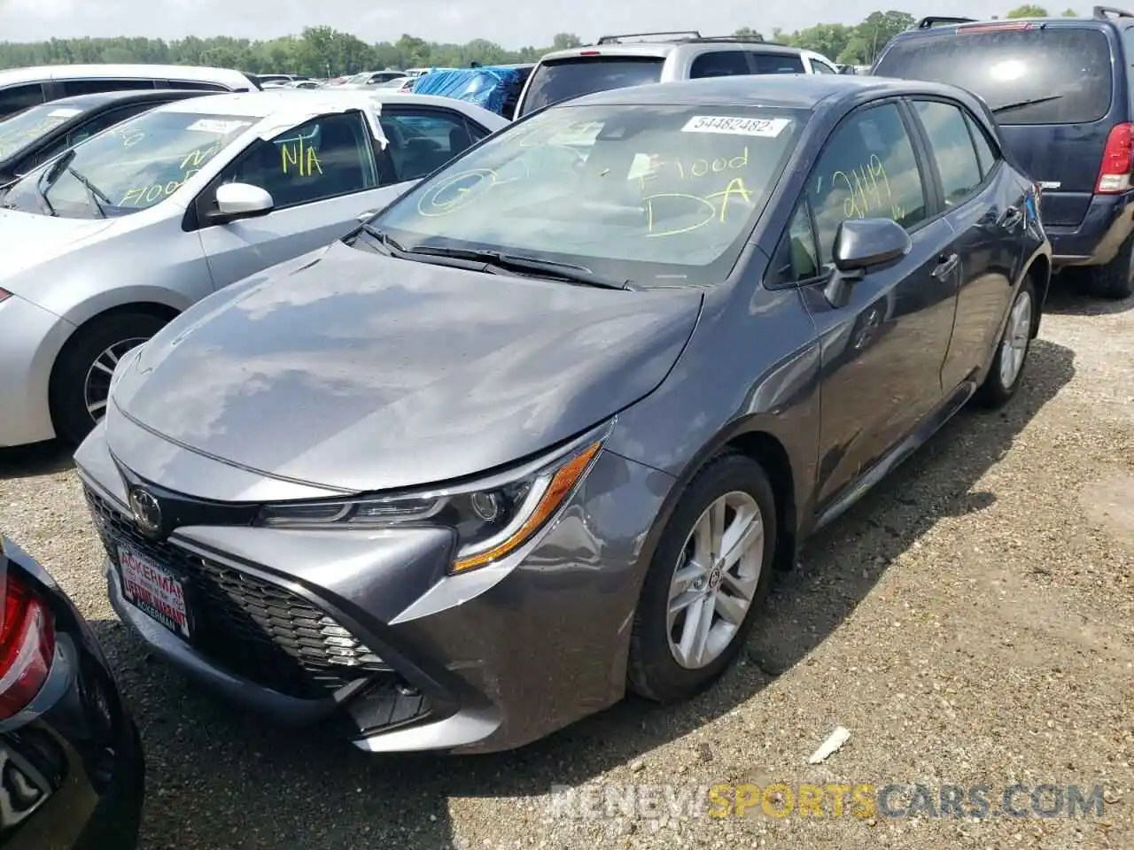 2 Photograph of a damaged car JTND4MBE7N3171769 TOYOTA COROLLA 2022