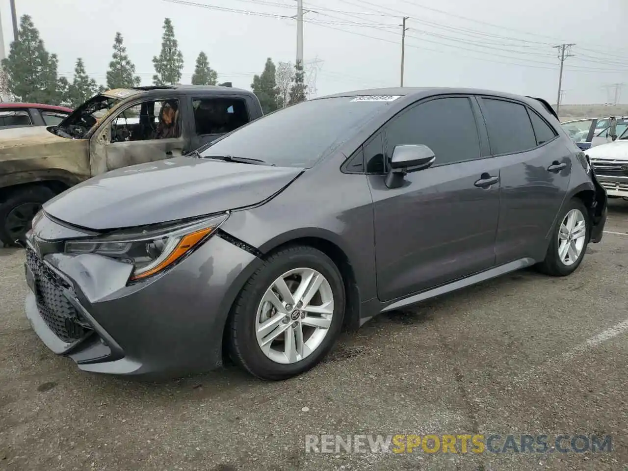 1 Photograph of a damaged car JTND4MBE7N3175322 TOYOTA COROLLA 2022