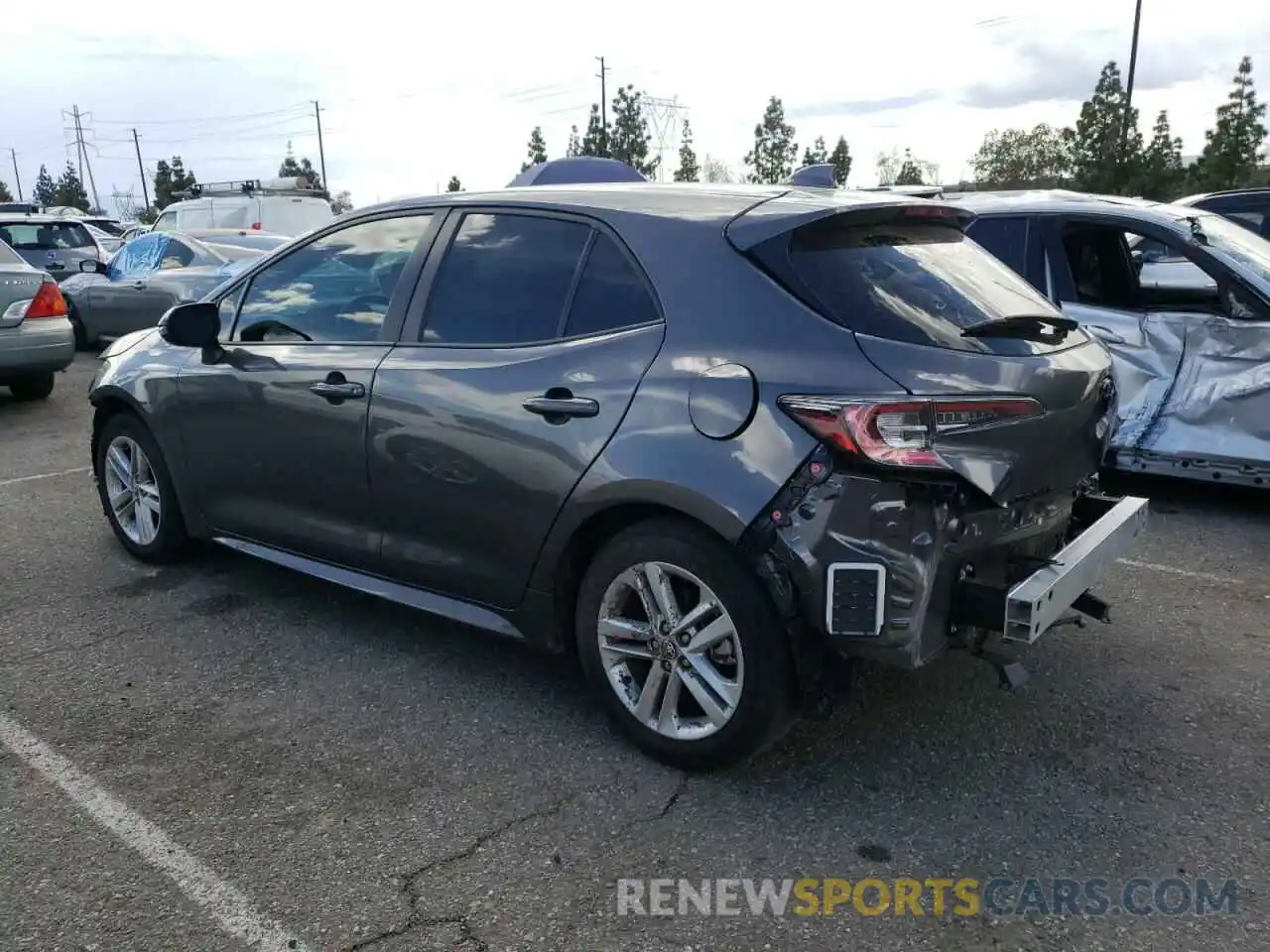 2 Photograph of a damaged car JTND4MBE7N3182514 TOYOTA COROLLA 2022