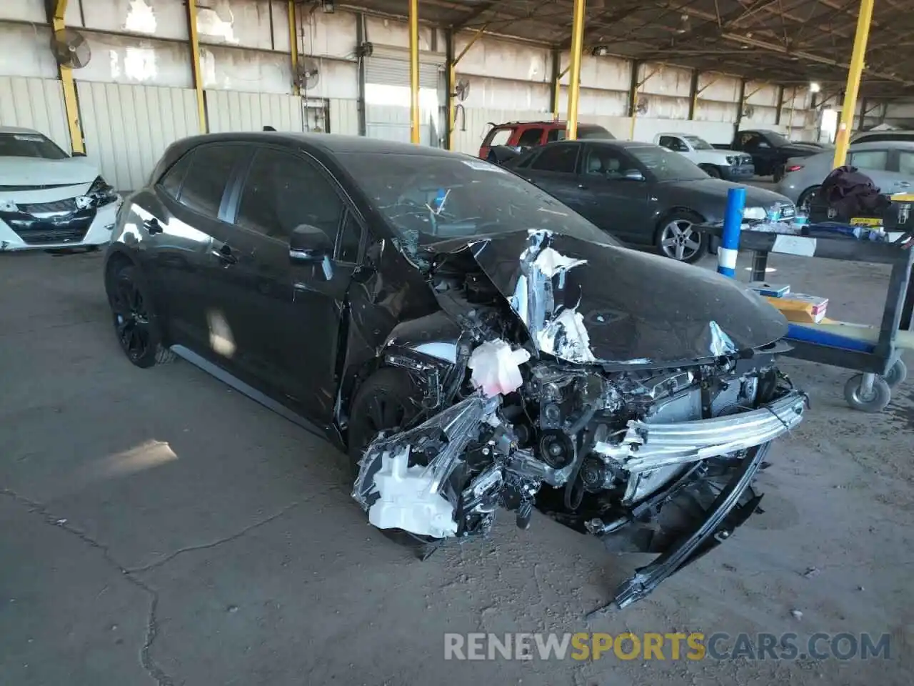 1 Photograph of a damaged car JTND4MBE8N3153572 TOYOTA COROLLA 2022