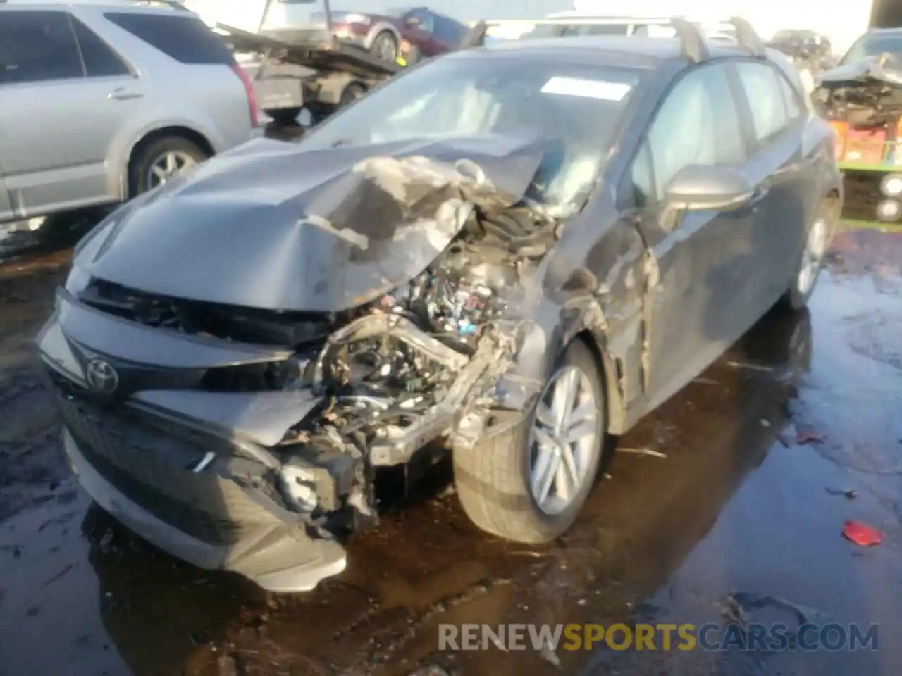 2 Photograph of a damaged car JTND4MBE8N3154978 TOYOTA COROLLA 2022