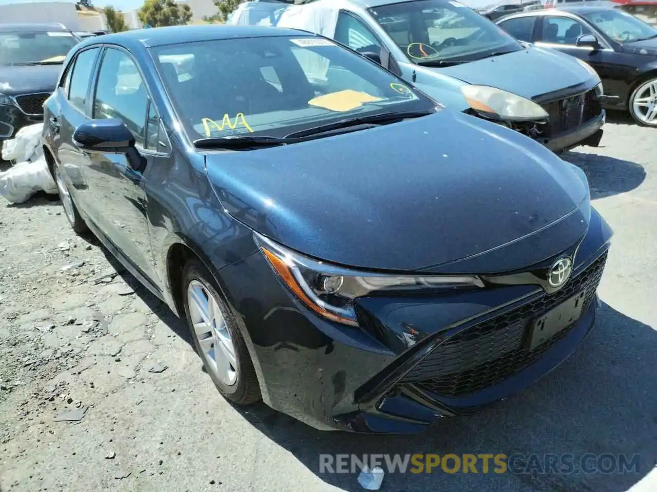 1 Photograph of a damaged car JTND4MBE8N3160053 TOYOTA COROLLA 2022