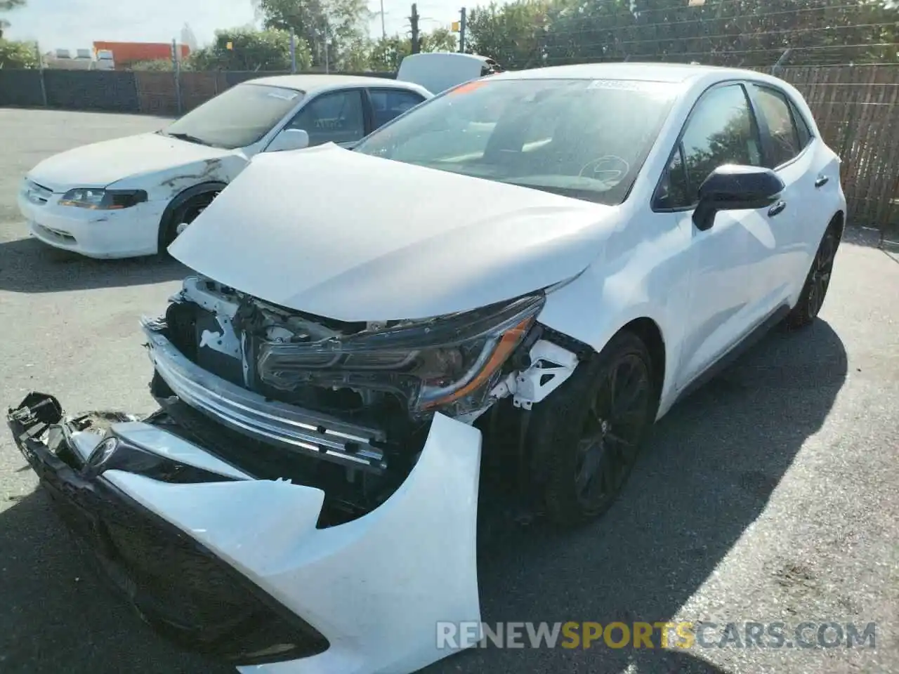 2 Photograph of a damaged car JTND4MBE8N3164913 TOYOTA COROLLA 2022