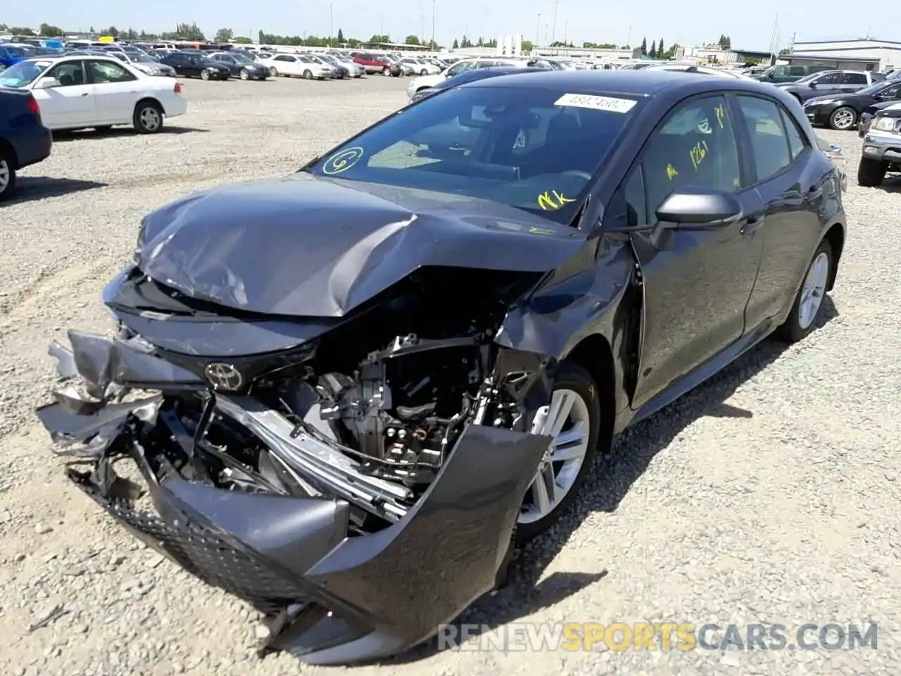 2 Photograph of a damaged car JTND4MBE8N3169903 TOYOTA COROLLA 2022