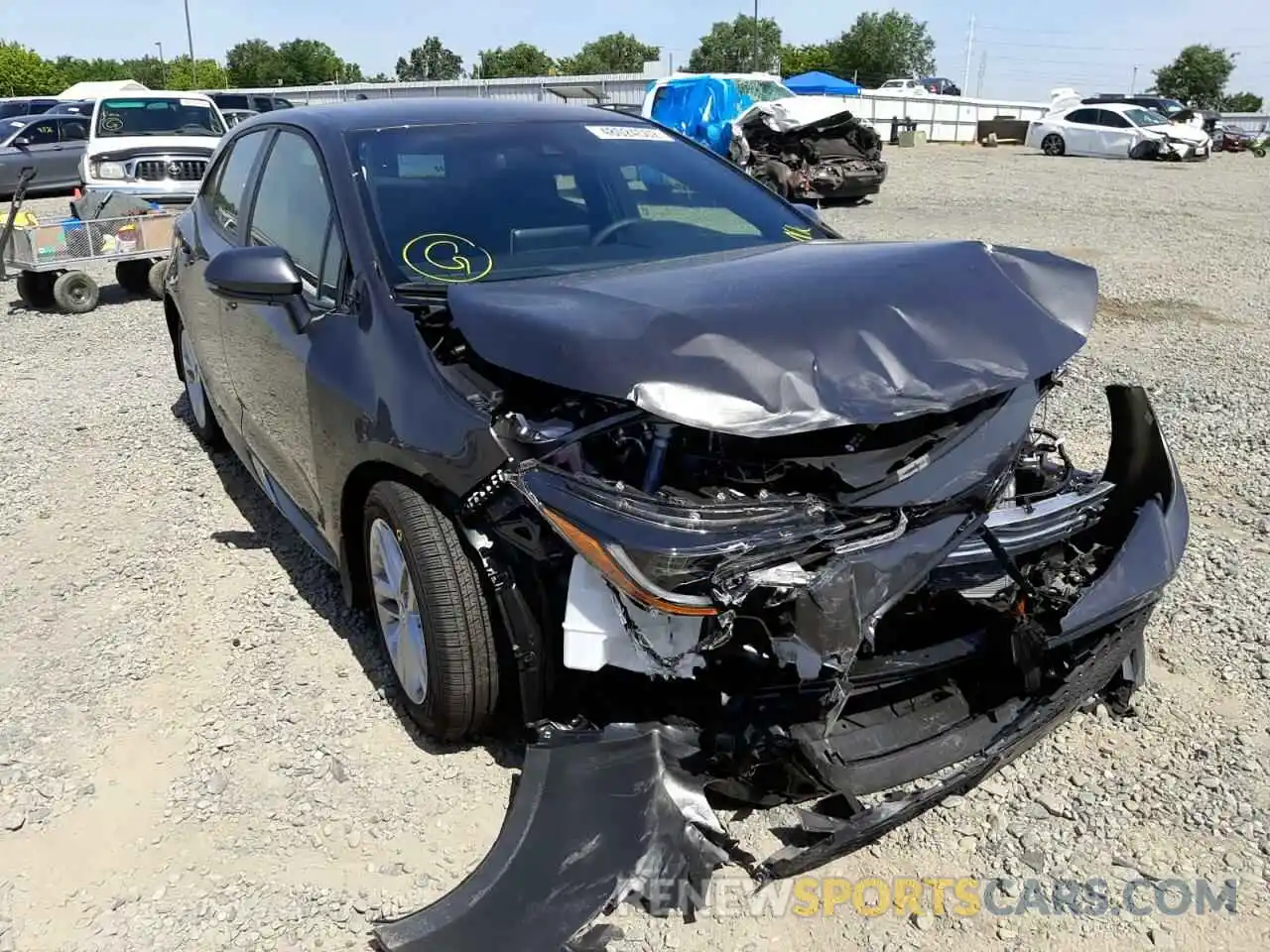 9 Photograph of a damaged car JTND4MBE8N3169903 TOYOTA COROLLA 2022