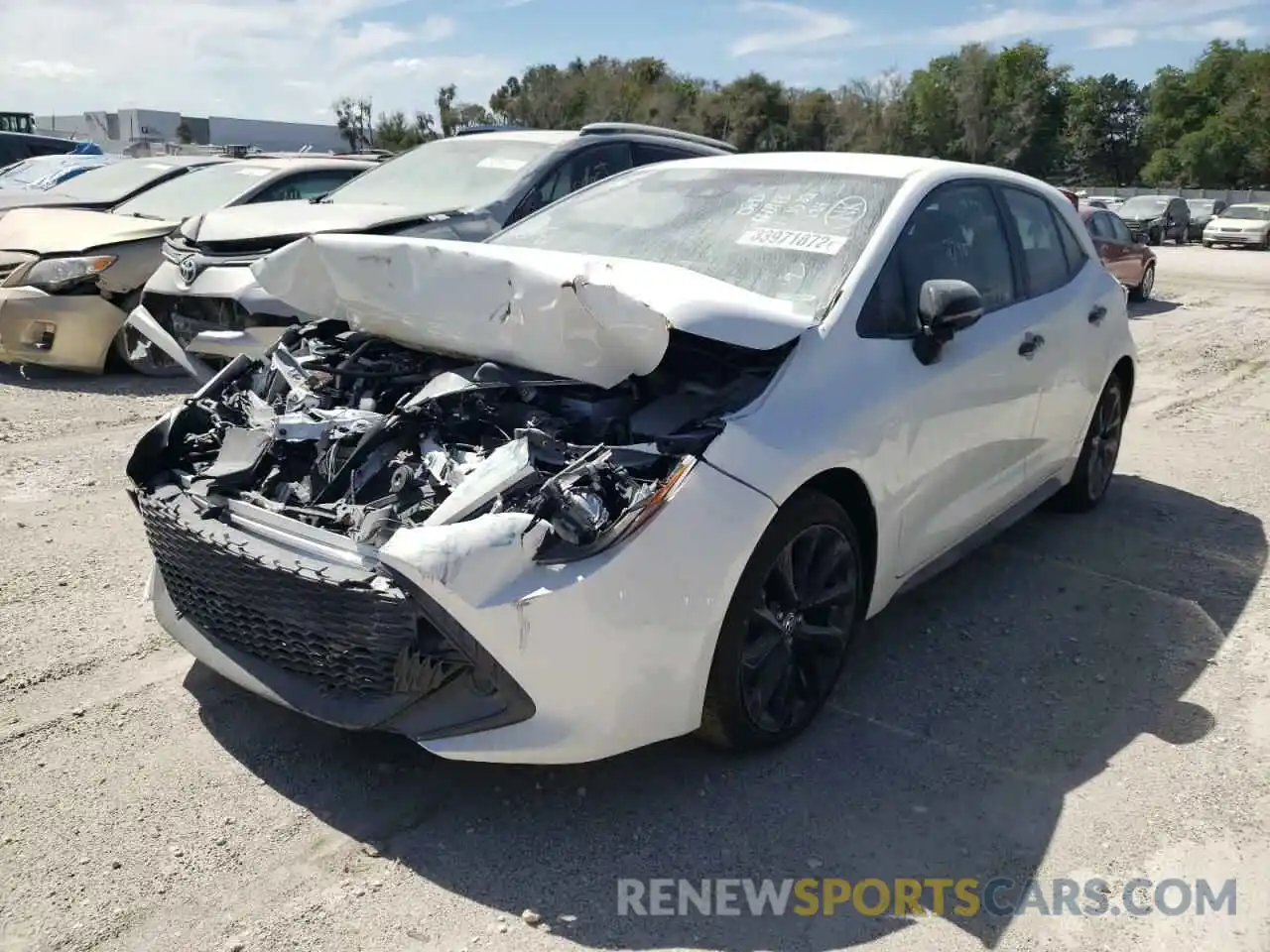 2 Photograph of a damaged car JTND4MBE9N3157999 TOYOTA COROLLA 2022