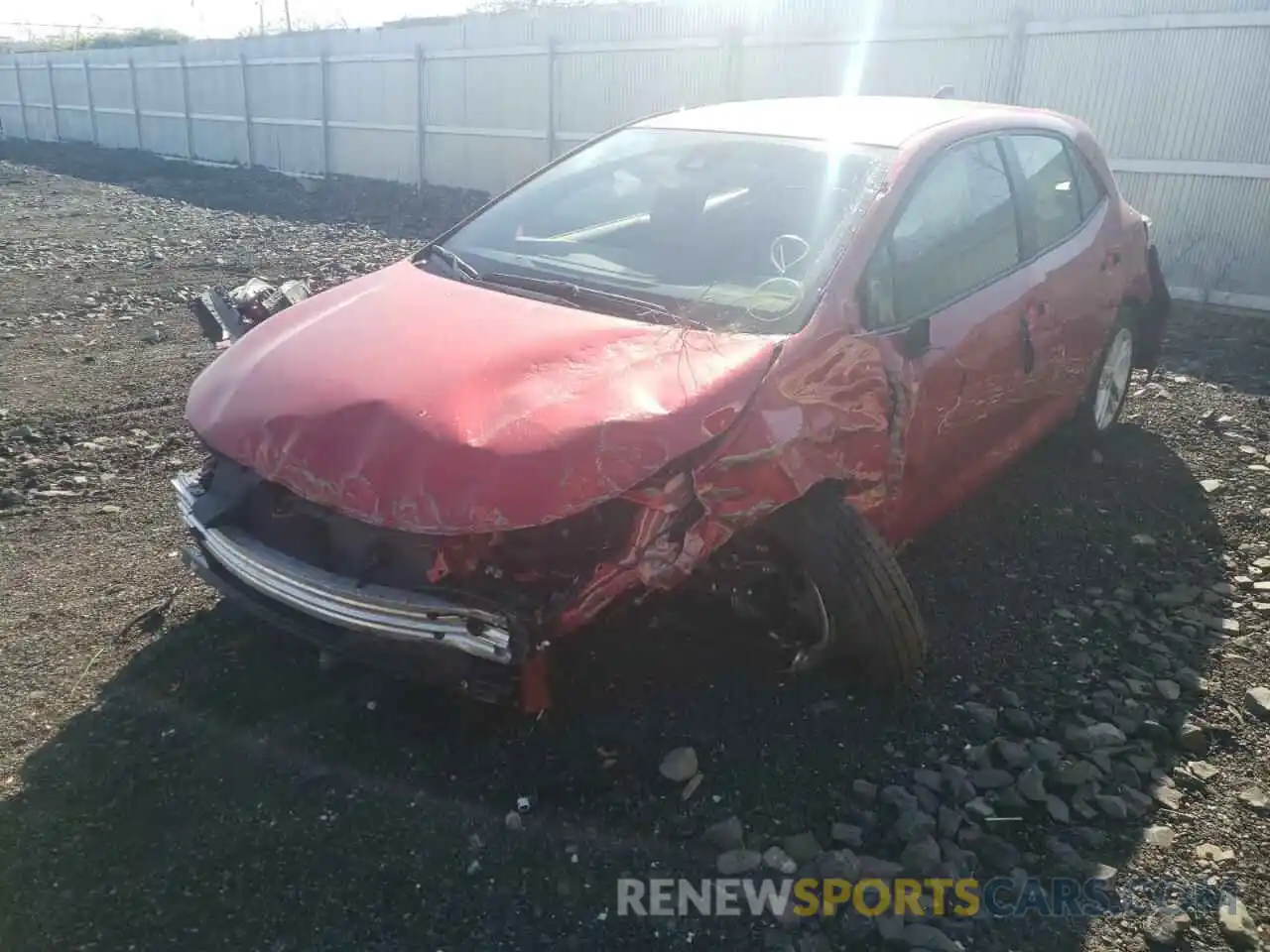 2 Photograph of a damaged car JTND4MBEXN3159843 TOYOTA COROLLA 2022