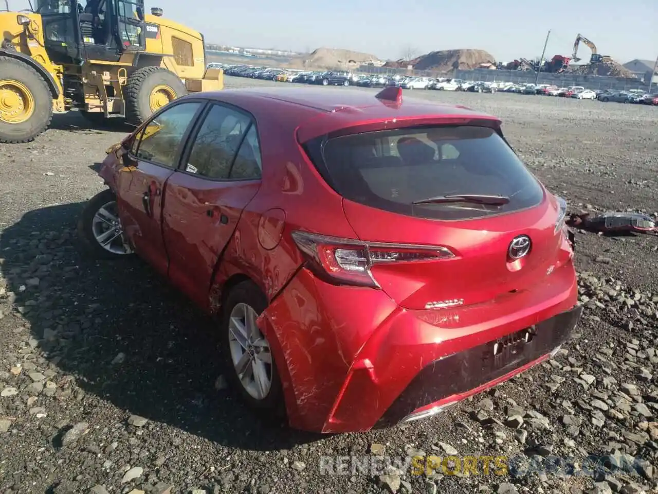 3 Photograph of a damaged car JTND4MBEXN3159843 TOYOTA COROLLA 2022