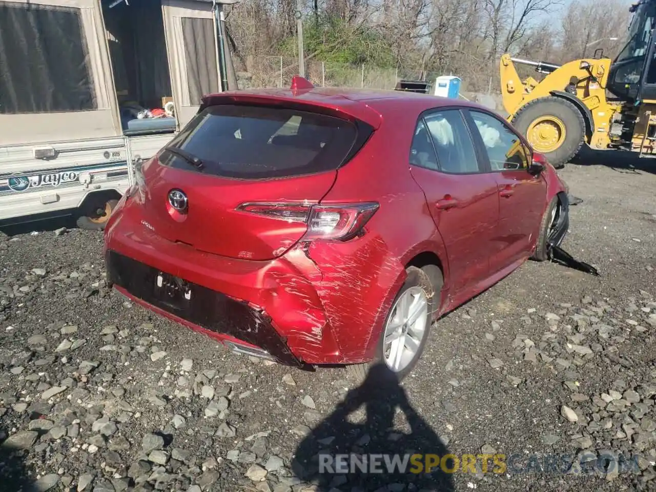 4 Photograph of a damaged car JTND4MBEXN3159843 TOYOTA COROLLA 2022