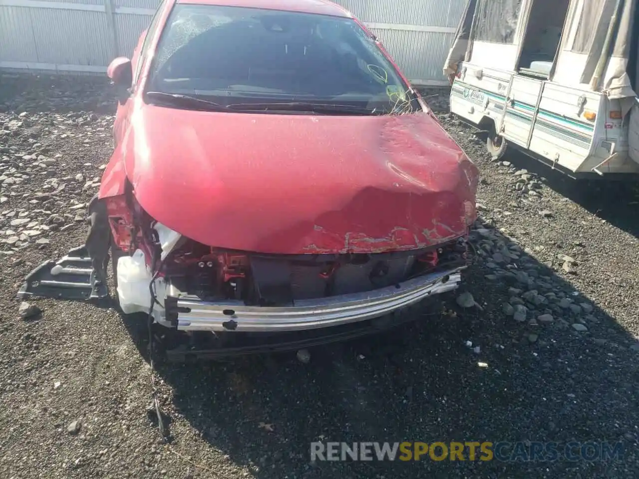 9 Photograph of a damaged car JTND4MBEXN3159843 TOYOTA COROLLA 2022