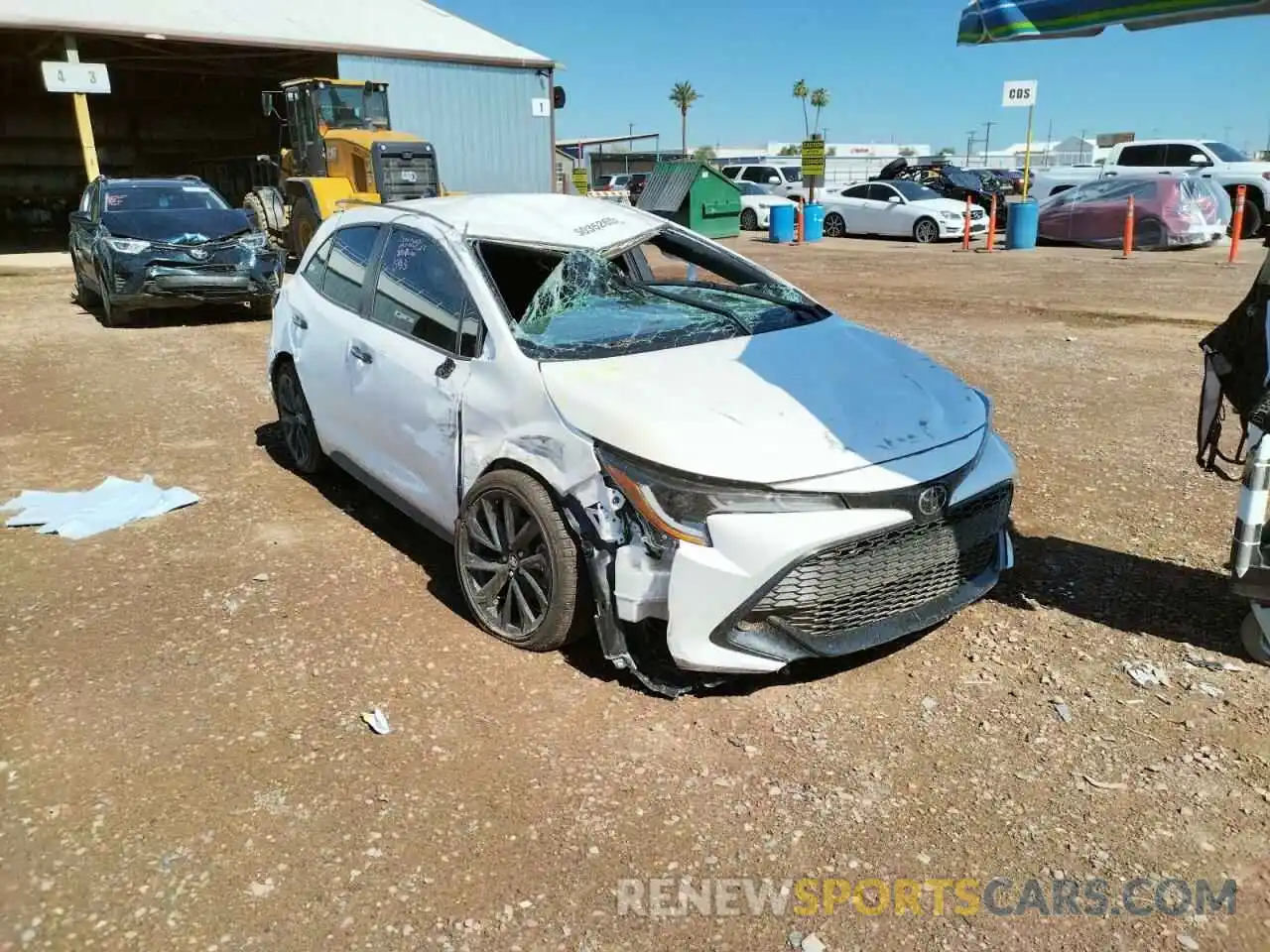 1 Photograph of a damaged car JTND4MBEXN3165433 TOYOTA COROLLA 2022