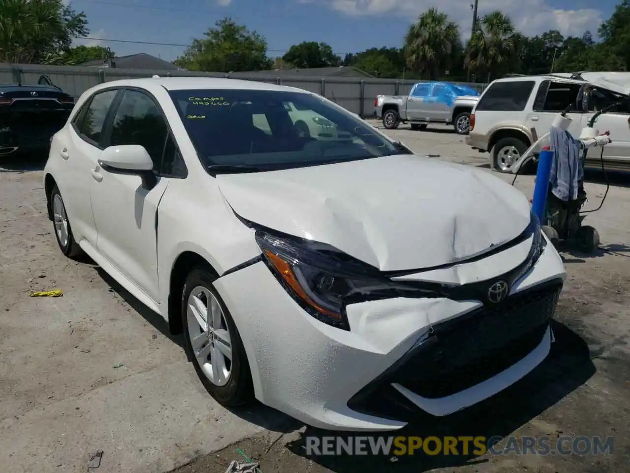 1 Photograph of a damaged car JTND4MBEXN3167215 TOYOTA COROLLA 2022