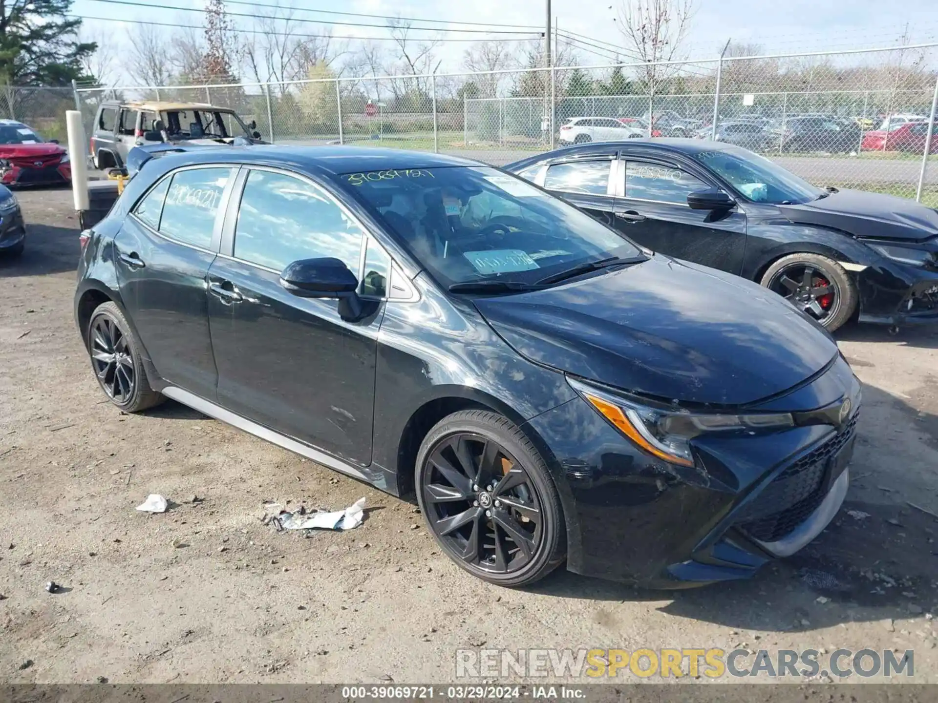 1 Photograph of a damaged car JTND4MBEXN3168624 TOYOTA COROLLA 2022