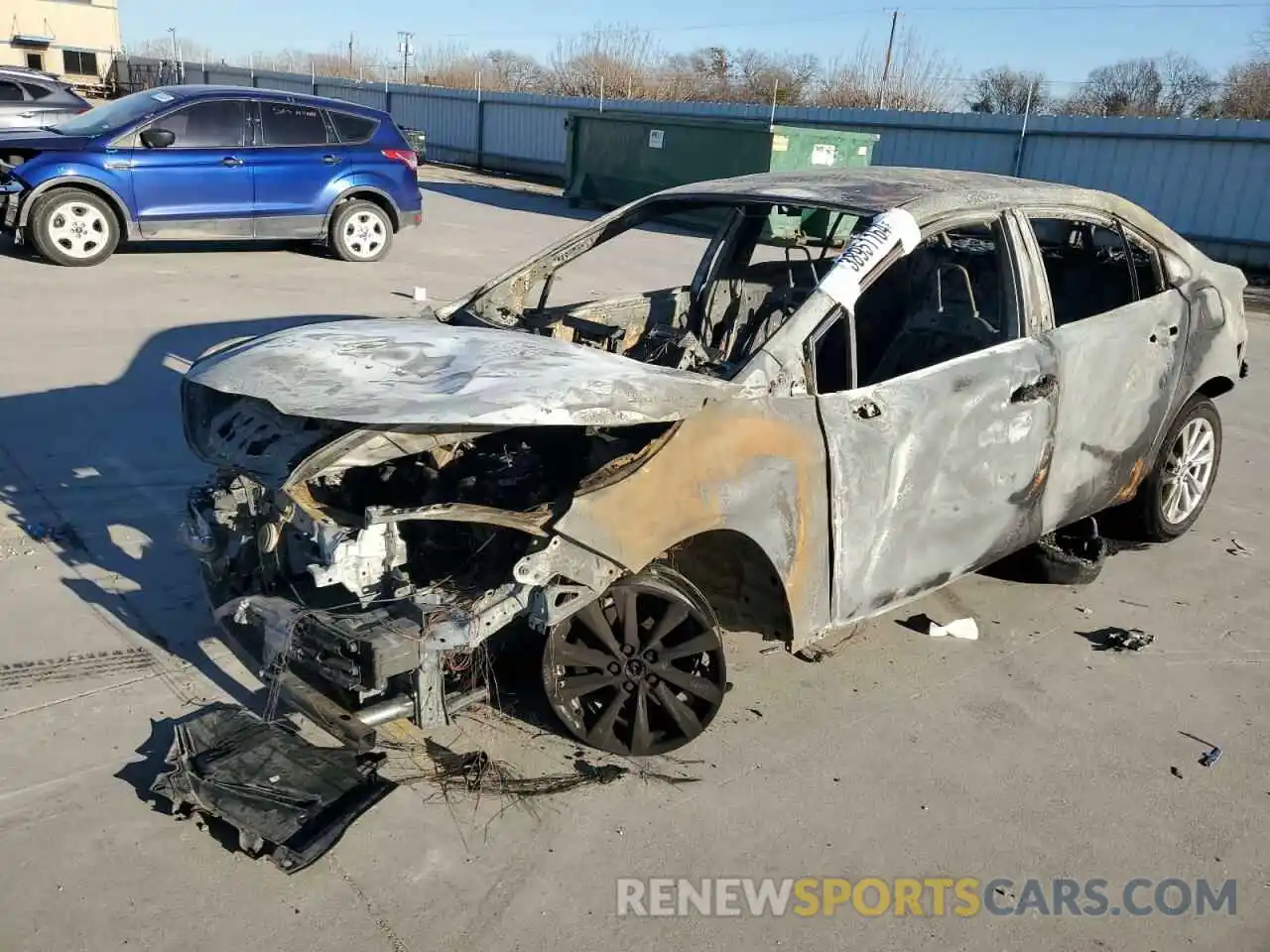 1 Photograph of a damaged car 5YFB4MDE0PP003698 TOYOTA COROLLA 2023