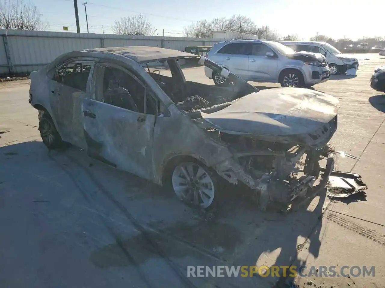 4 Photograph of a damaged car 5YFB4MDE0PP003698 TOYOTA COROLLA 2023