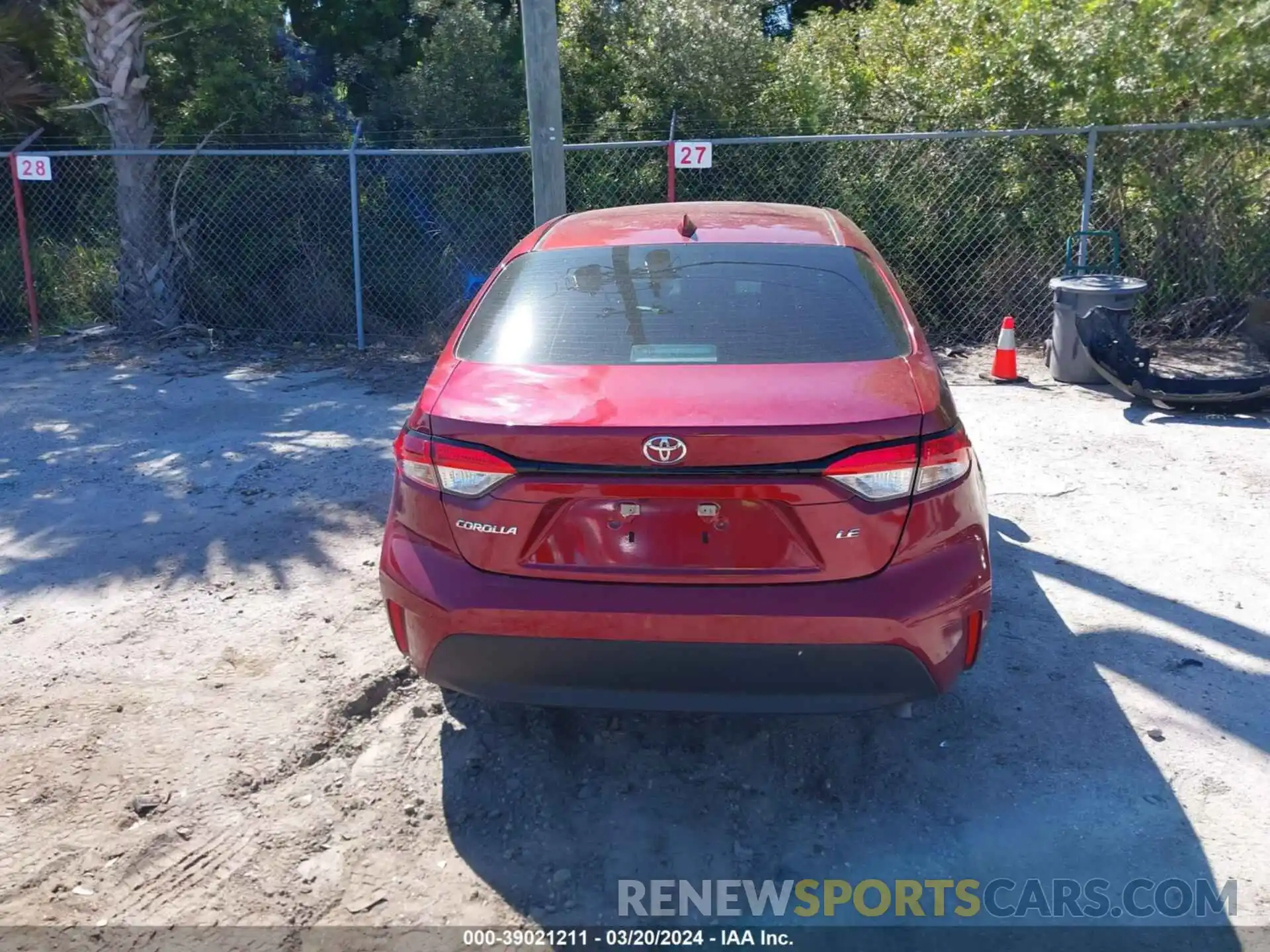 16 Photograph of a damaged car 5YFB4MDE0PP012644 TOYOTA COROLLA 2023