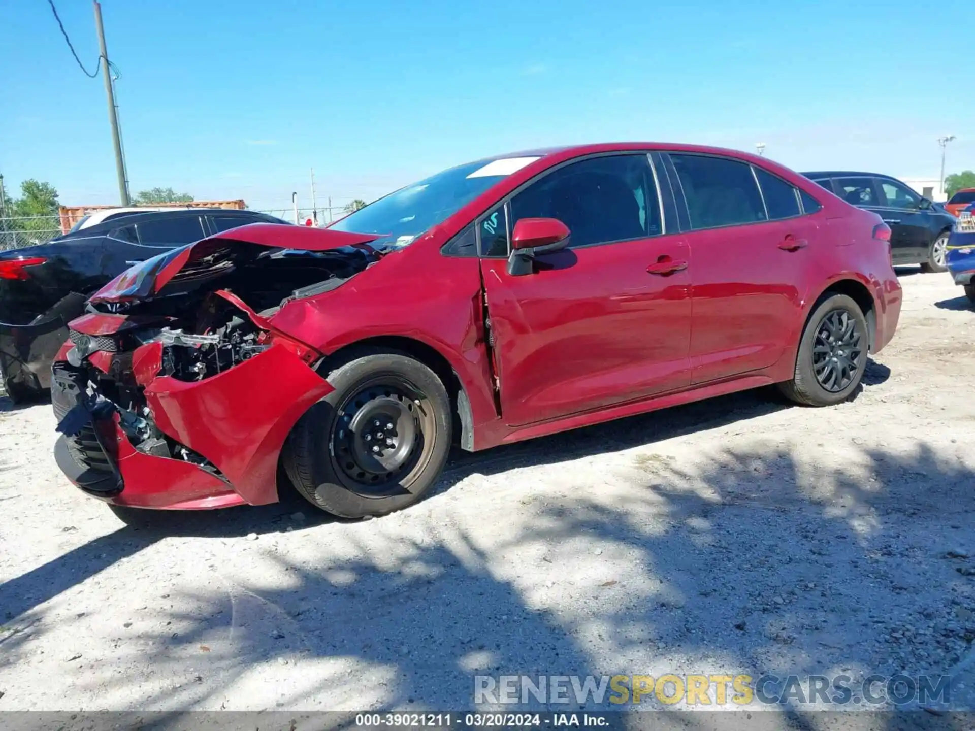 2 Photograph of a damaged car 5YFB4MDE0PP012644 TOYOTA COROLLA 2023