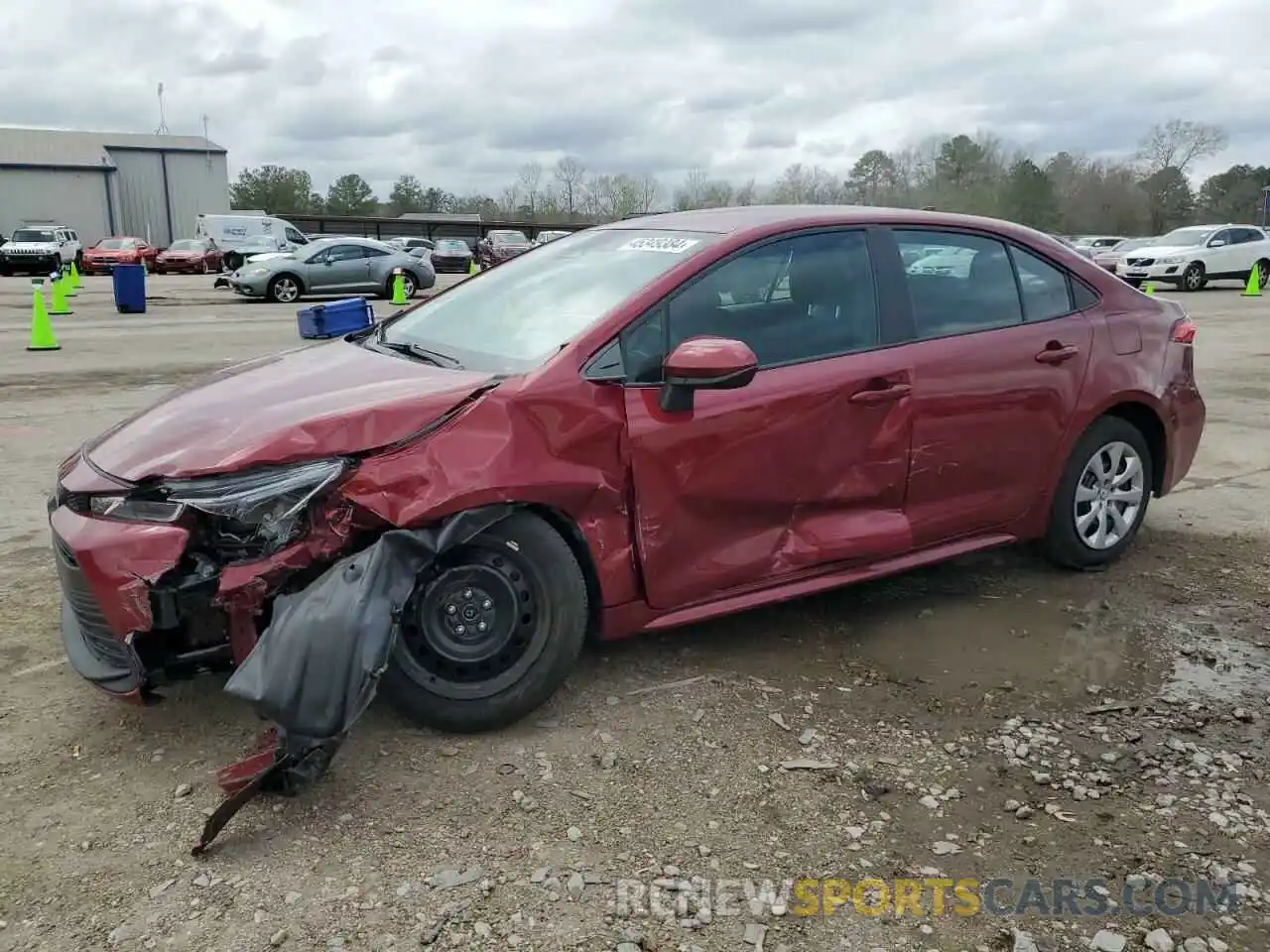 1 Photograph of a damaged car 5YFB4MDE0PP038533 TOYOTA COROLLA 2023