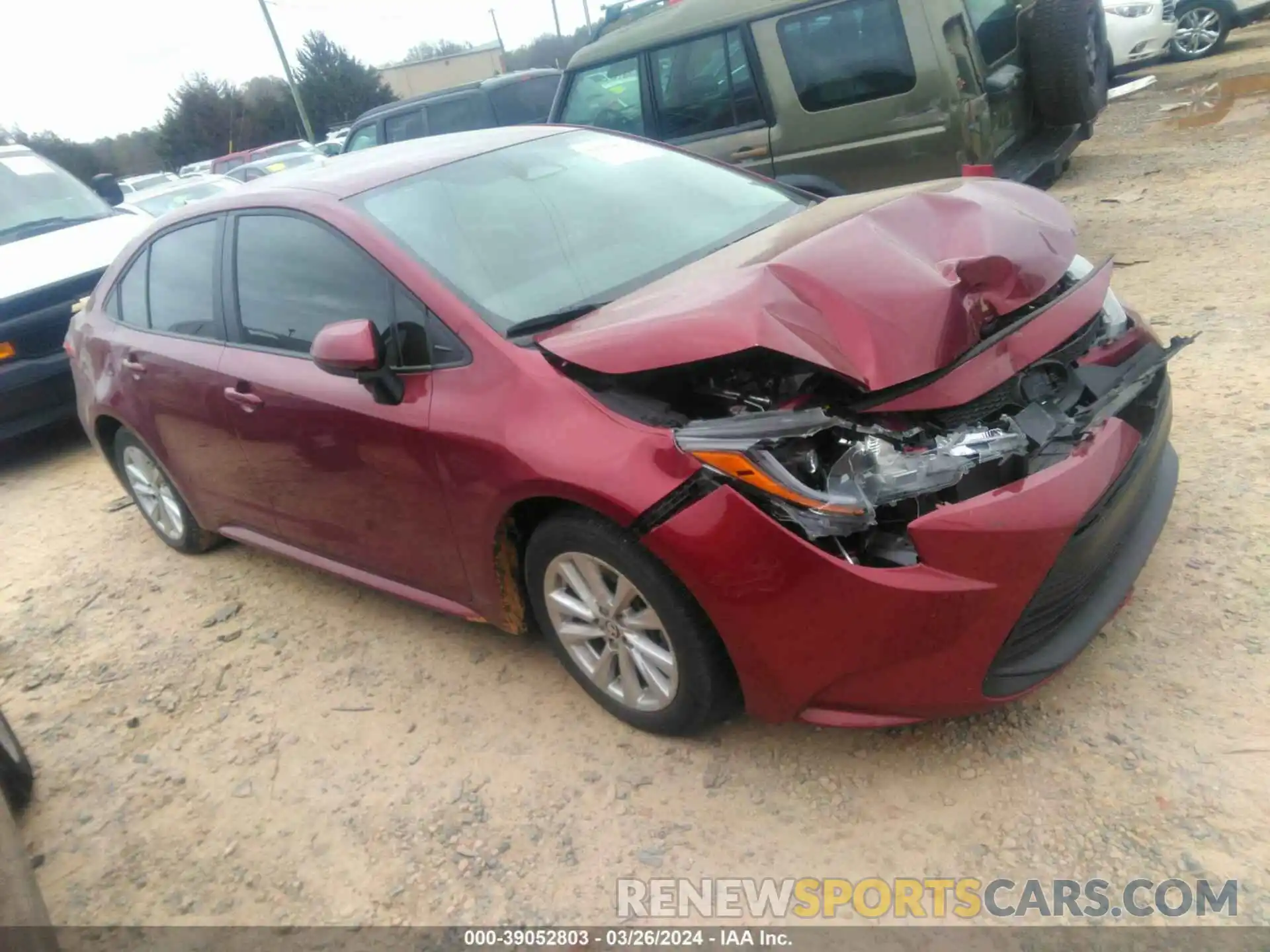 1 Photograph of a damaged car 5YFB4MDE0PP053467 TOYOTA COROLLA 2023