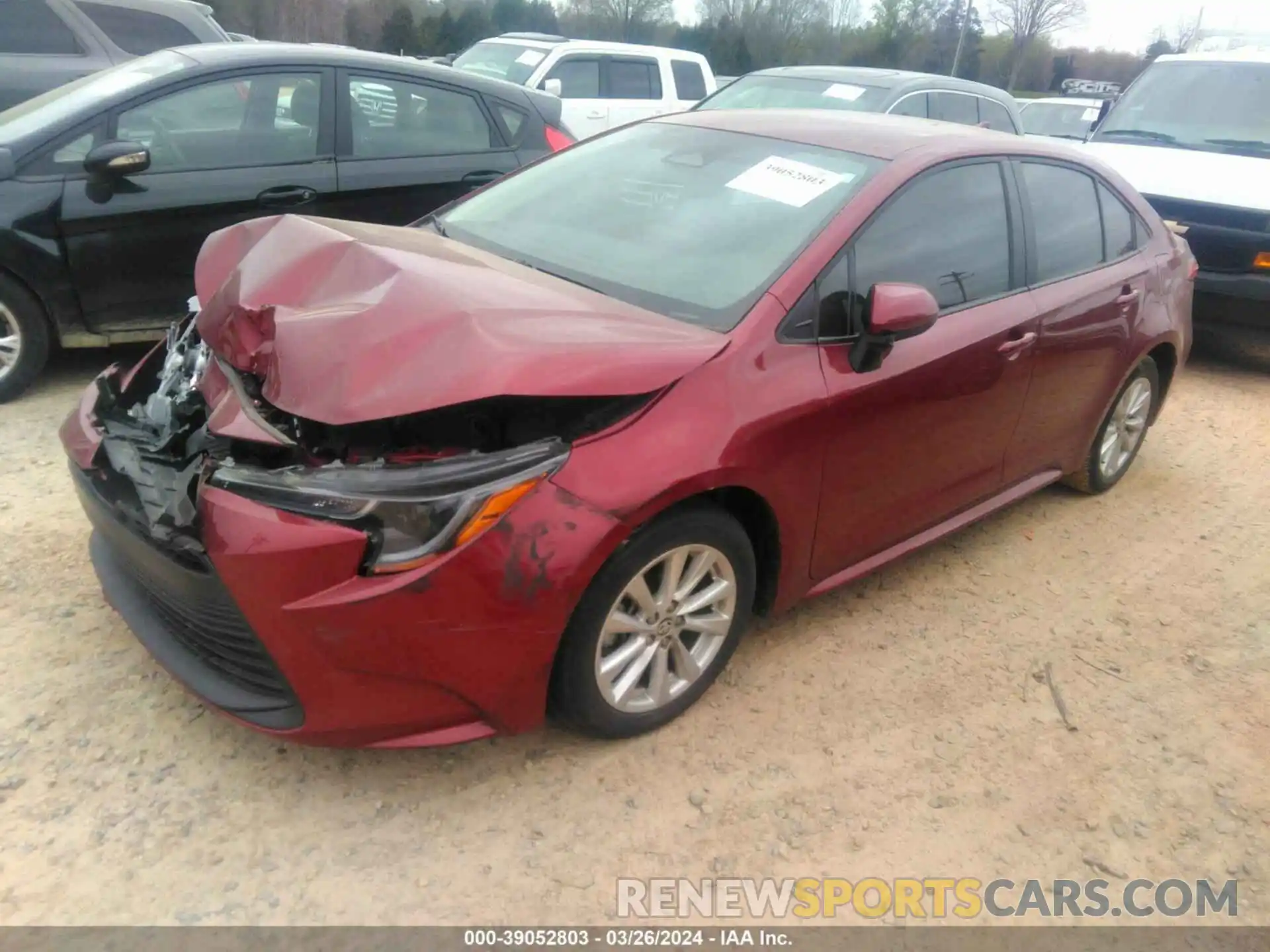 2 Photograph of a damaged car 5YFB4MDE0PP053467 TOYOTA COROLLA 2023