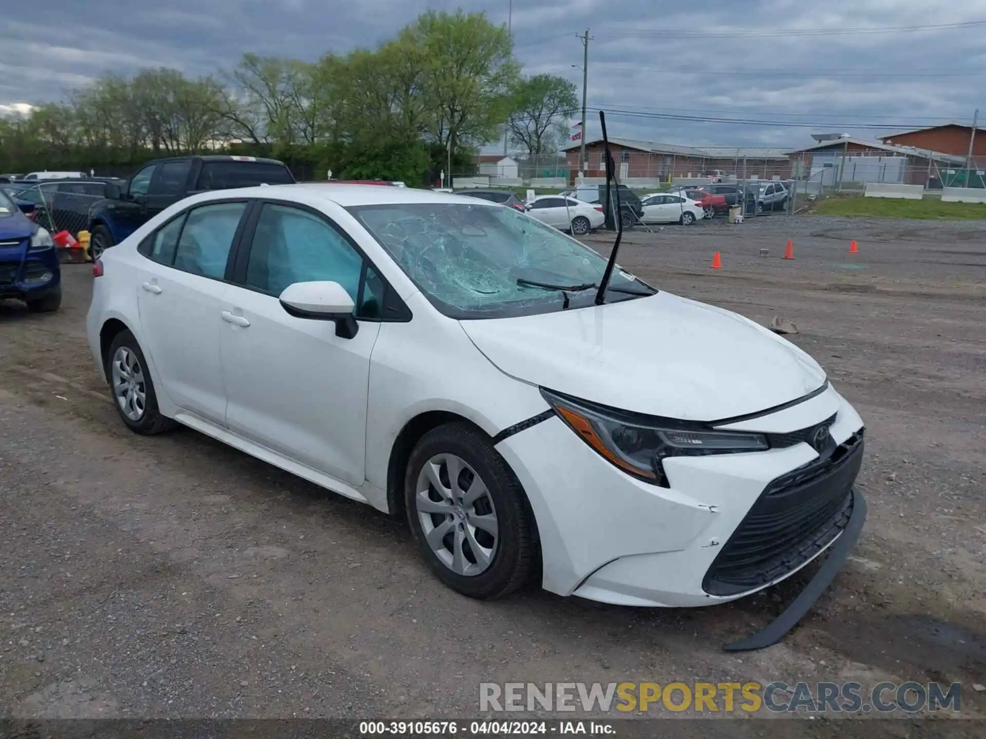 1 Photograph of a damaged car 5YFB4MDE0PP064758 TOYOTA COROLLA 2023