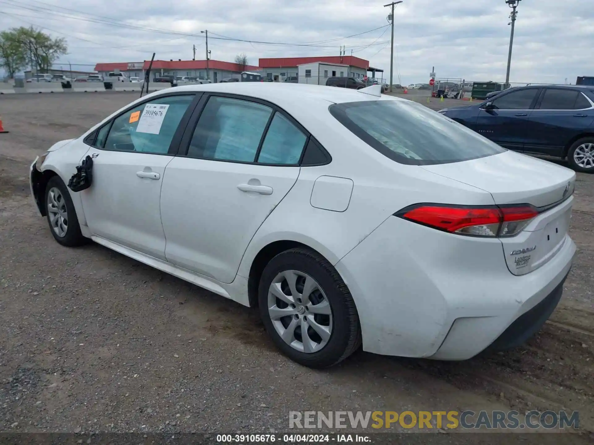 3 Photograph of a damaged car 5YFB4MDE0PP064758 TOYOTA COROLLA 2023