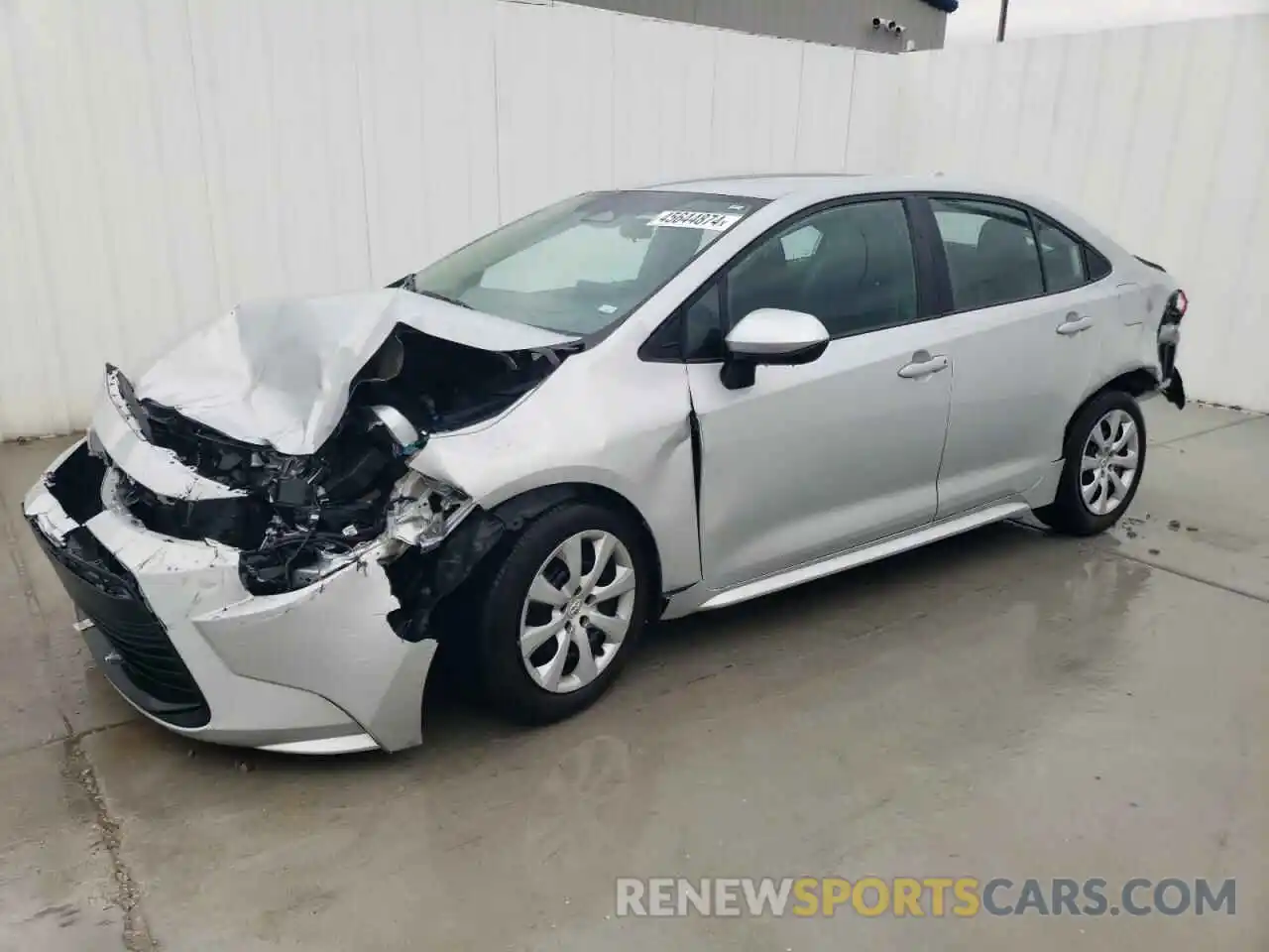 1 Photograph of a damaged car 5YFB4MDE1PP019957 TOYOTA COROLLA 2023