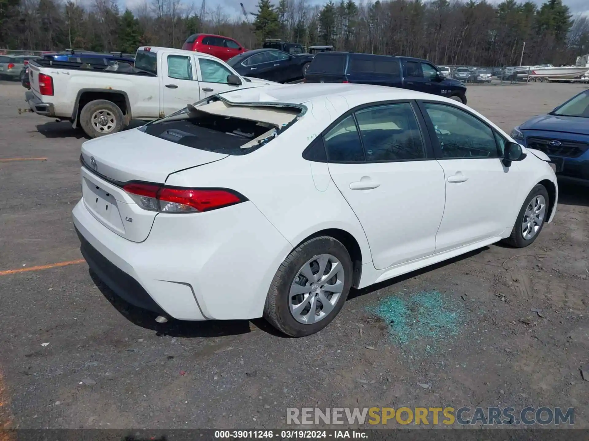 4 Photograph of a damaged car 5YFB4MDE1PP029596 TOYOTA COROLLA 2023