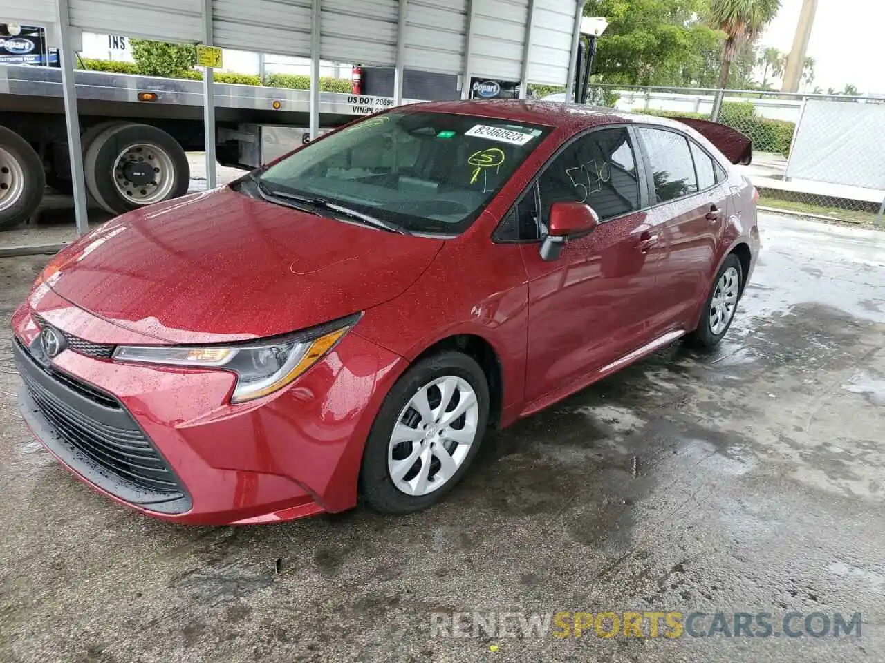 1 Photograph of a damaged car 5YFB4MDE1PP046625 TOYOTA COROLLA 2023