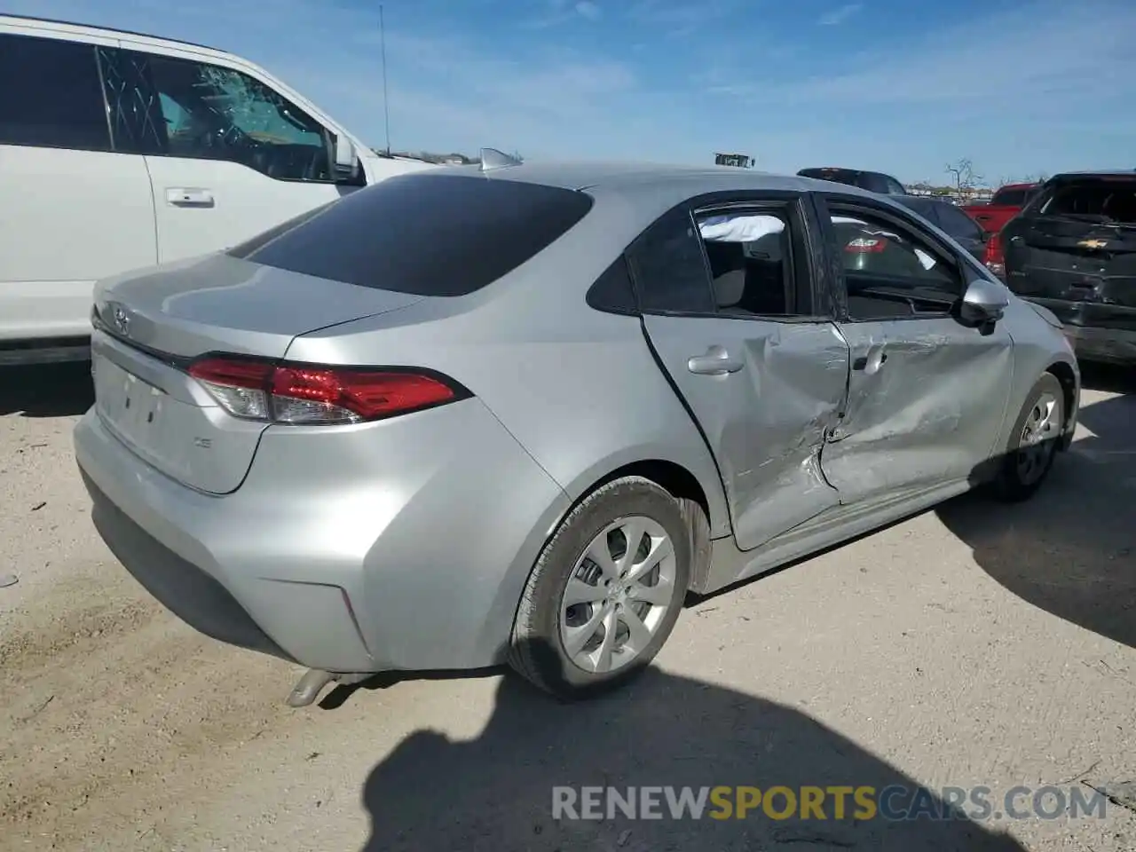 3 Photograph of a damaged car 5YFB4MDE1PP076434 TOYOTA COROLLA 2023