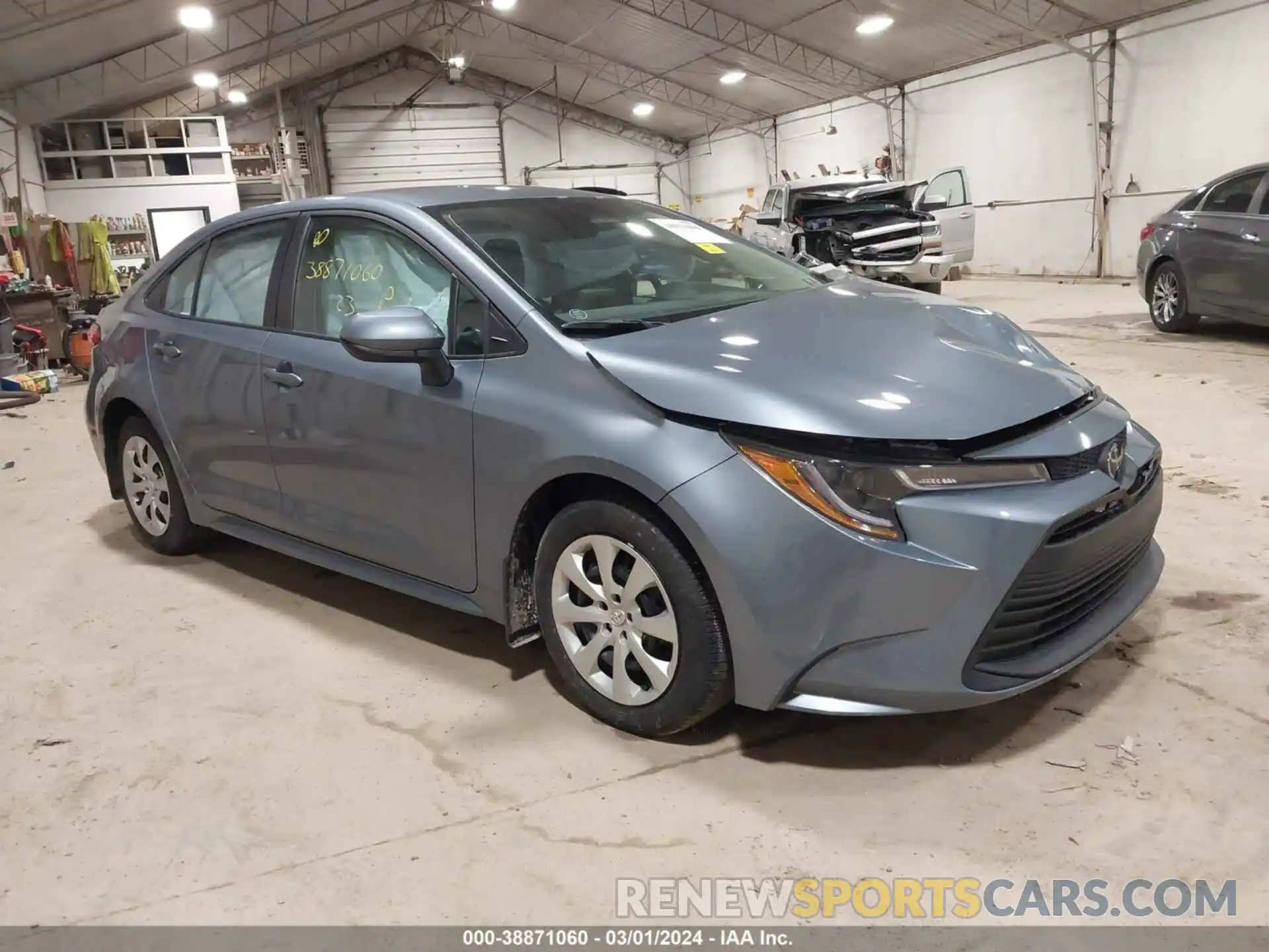 1 Photograph of a damaged car 5YFB4MDE1PP079835 TOYOTA COROLLA 2023