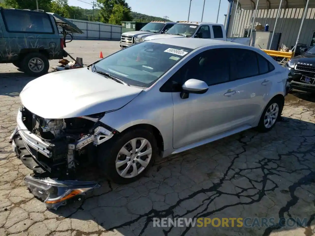 1 Photograph of a damaged car 5YFB4MDE2PP004397 TOYOTA COROLLA 2023