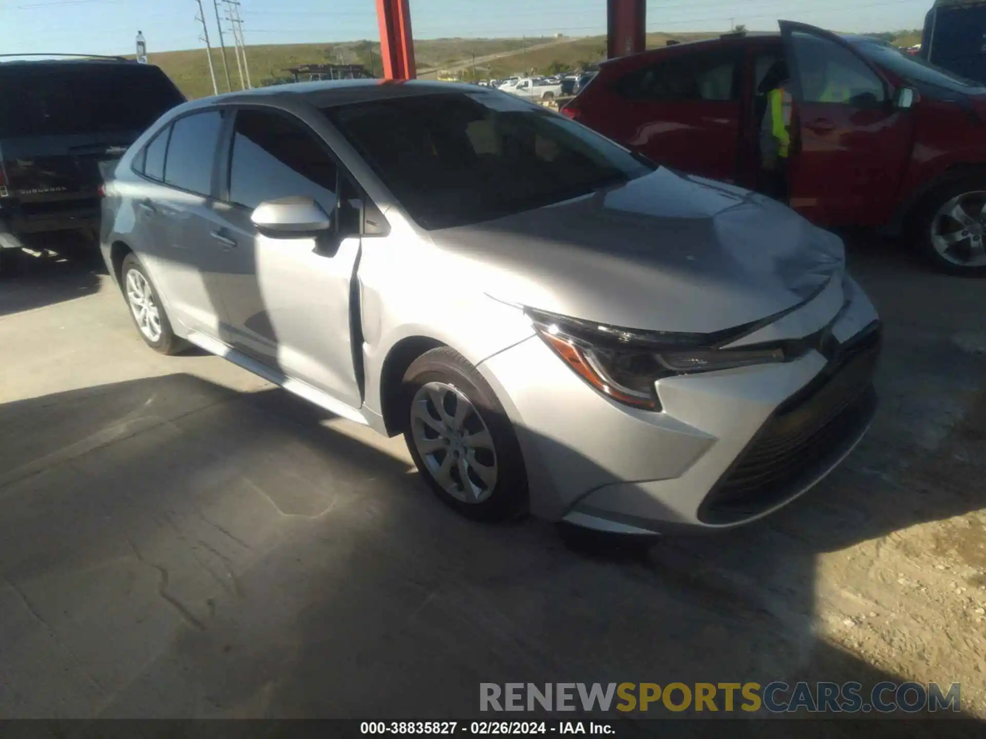 1 Photograph of a damaged car 5YFB4MDE2PP074868 TOYOTA COROLLA 2023