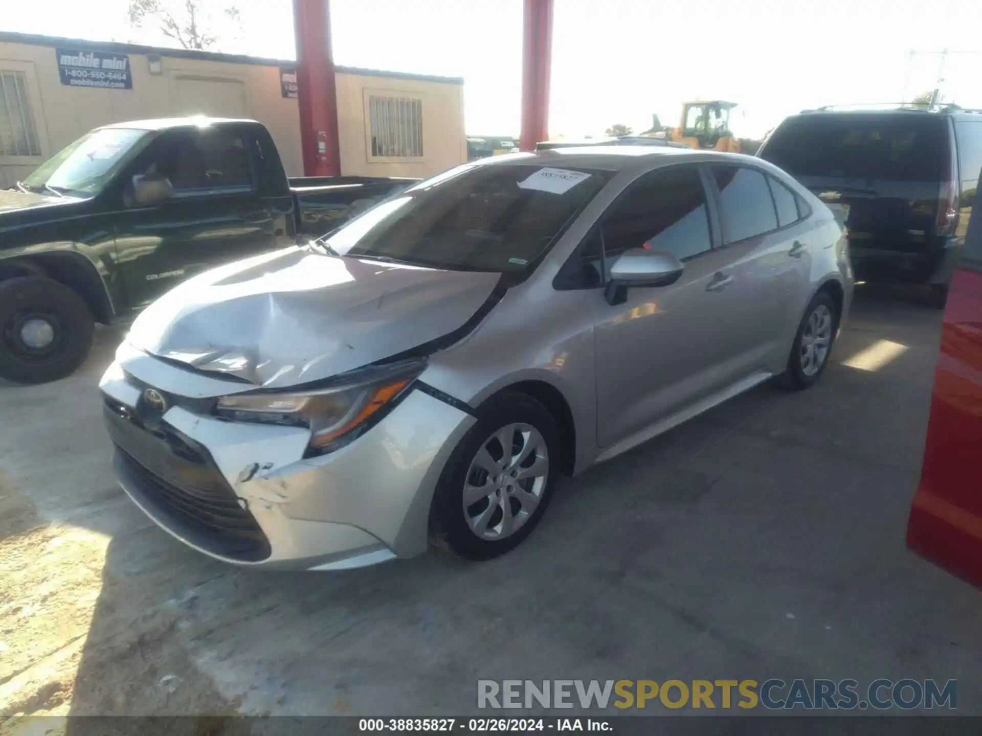 2 Photograph of a damaged car 5YFB4MDE2PP074868 TOYOTA COROLLA 2023