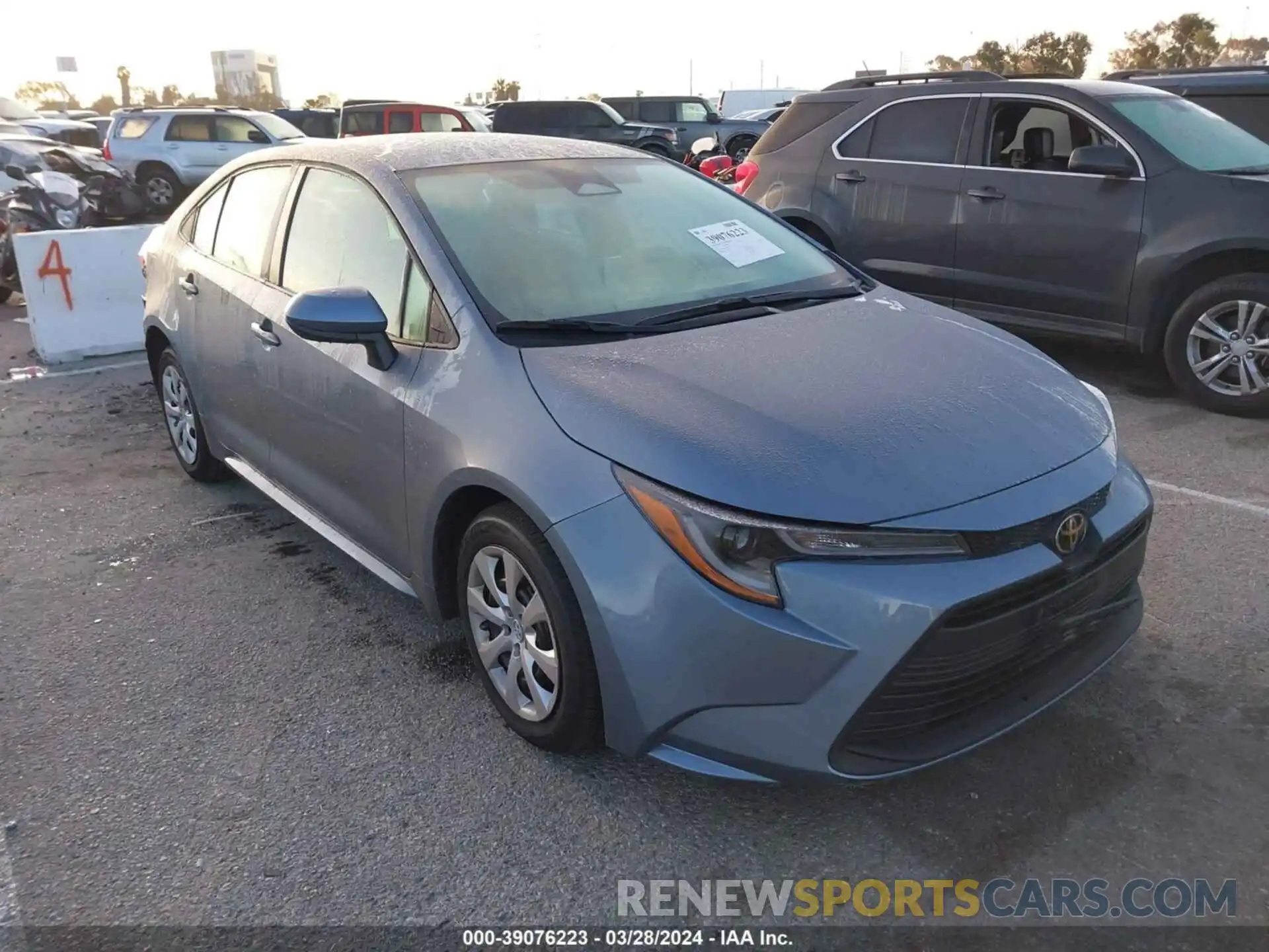 1 Photograph of a damaged car 5YFB4MDE3PP013674 TOYOTA COROLLA 2023