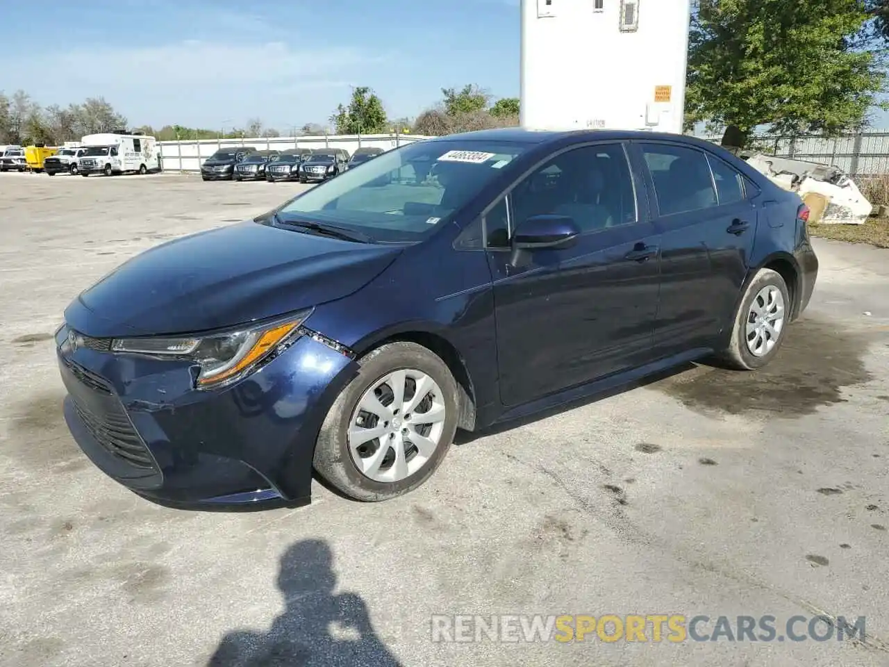 1 Photograph of a damaged car 5YFB4MDE3PP022732 TOYOTA COROLLA 2023